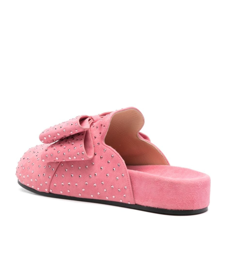Mach&mach Bow-decorated Muller Shoes In Pink