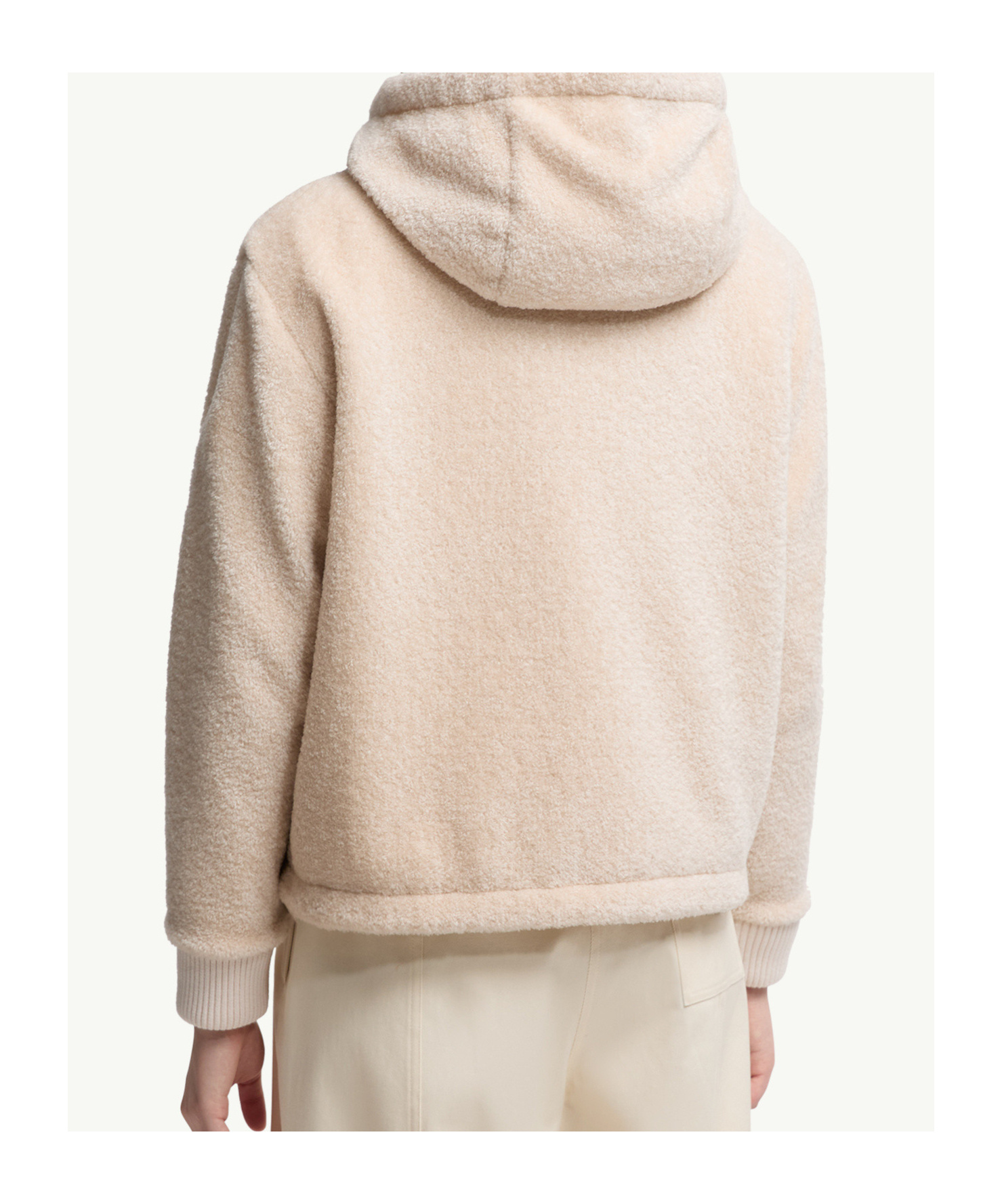 Moncler Reversible Padded Hoodie In Pink