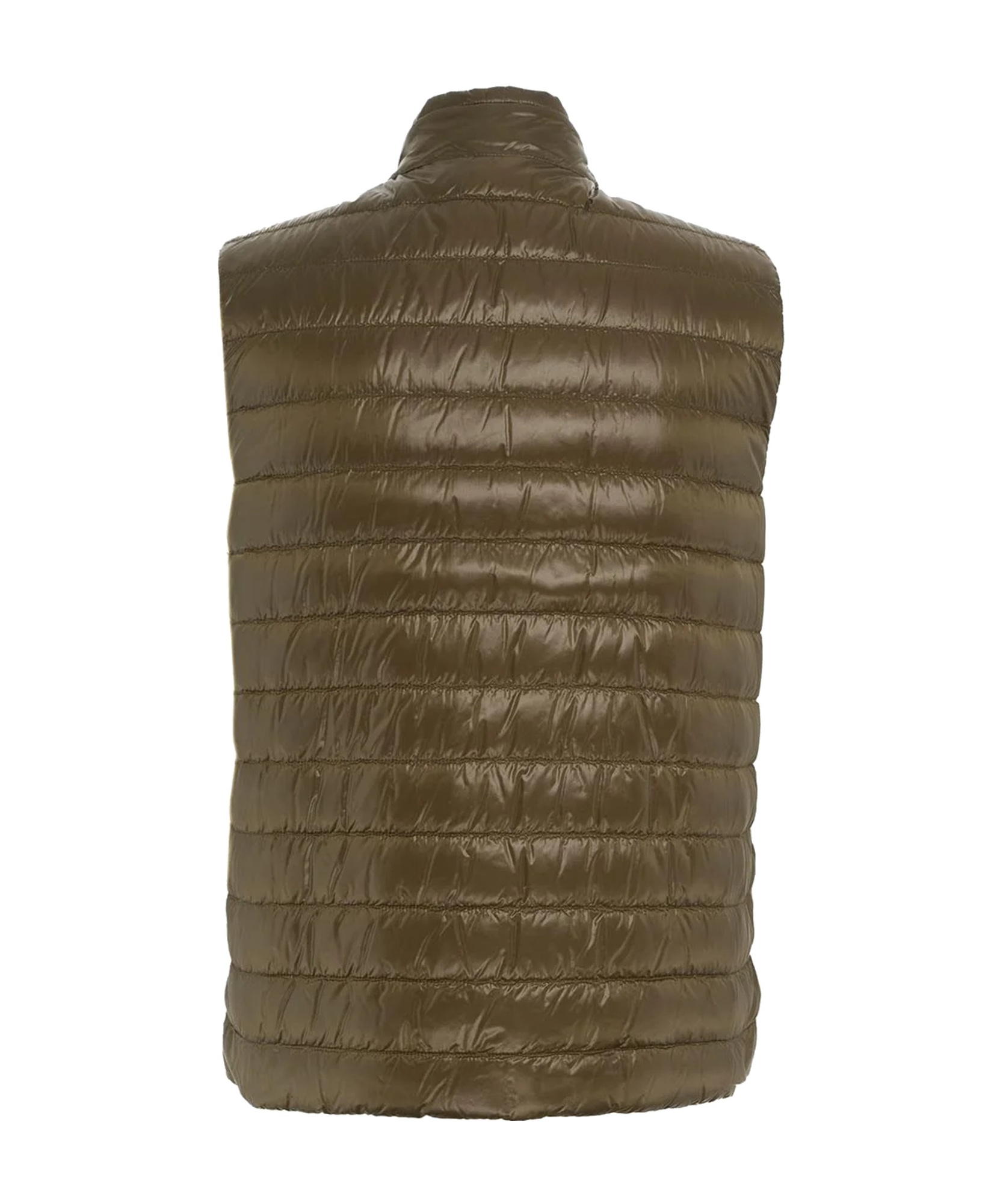 Herno Zip-up Reversible Gilet In Brown