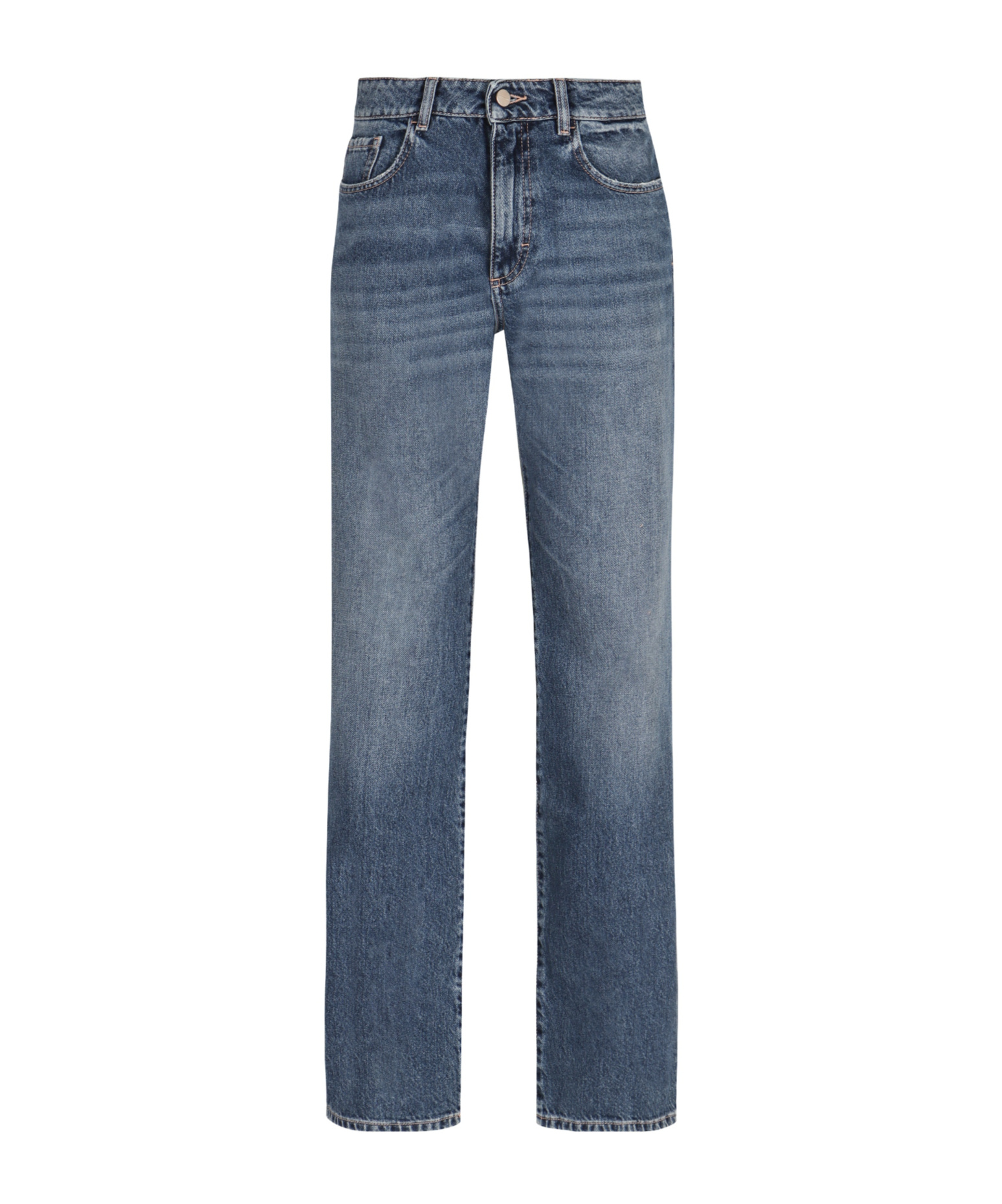 Icon Denim Iris Classic Straight Jeans In Blue