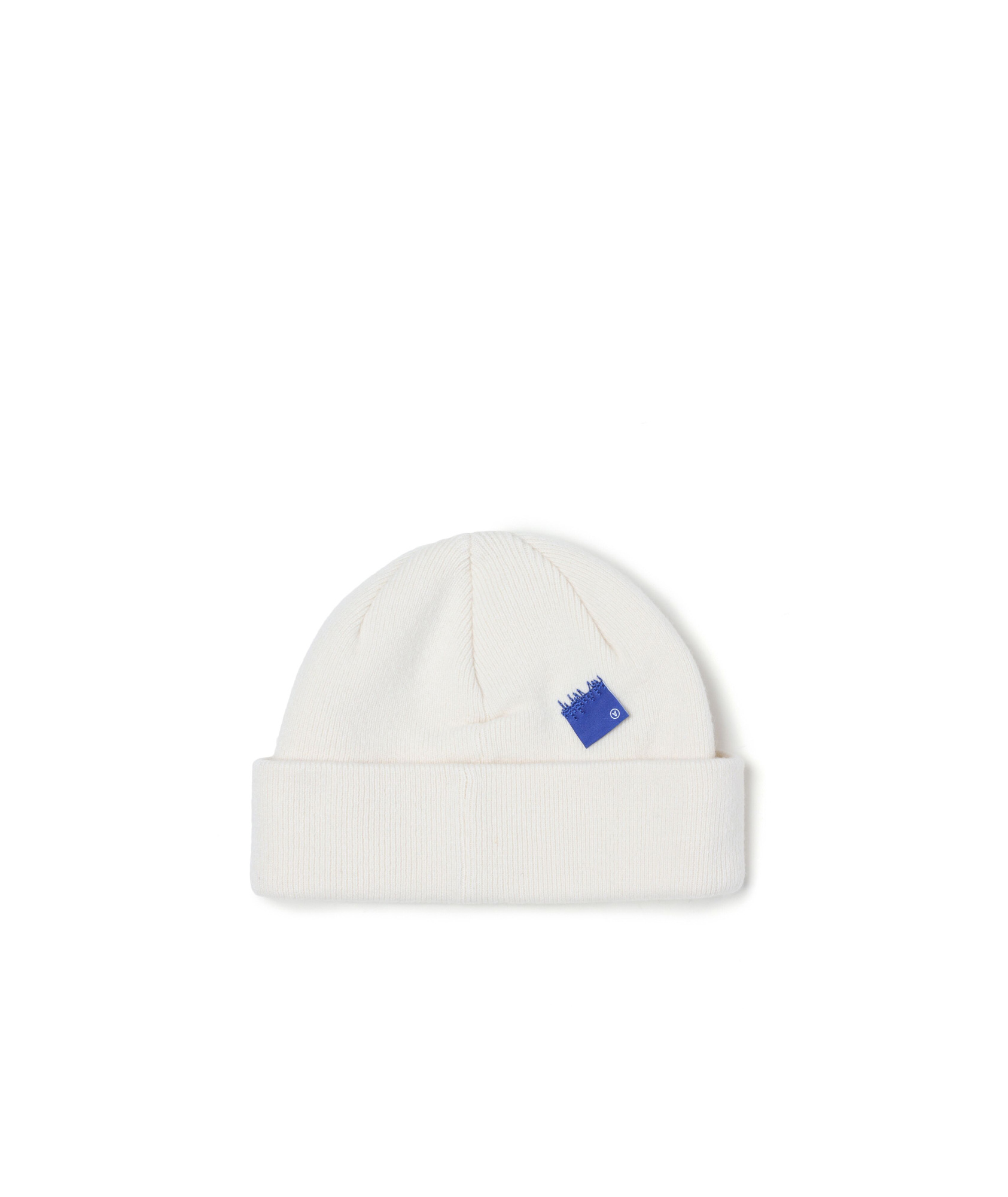 Shop Ader Error Logo Decal Knitted Wool Hat In White