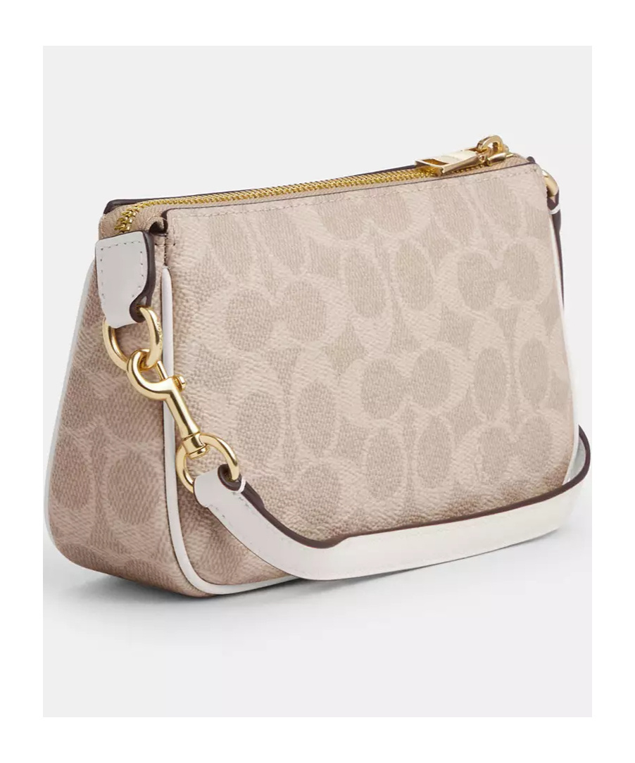 Coach Nolita 19 In Signature Canvas In Beige