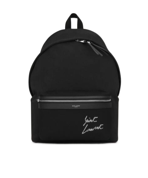 Saint Laurent City Backpack In Black