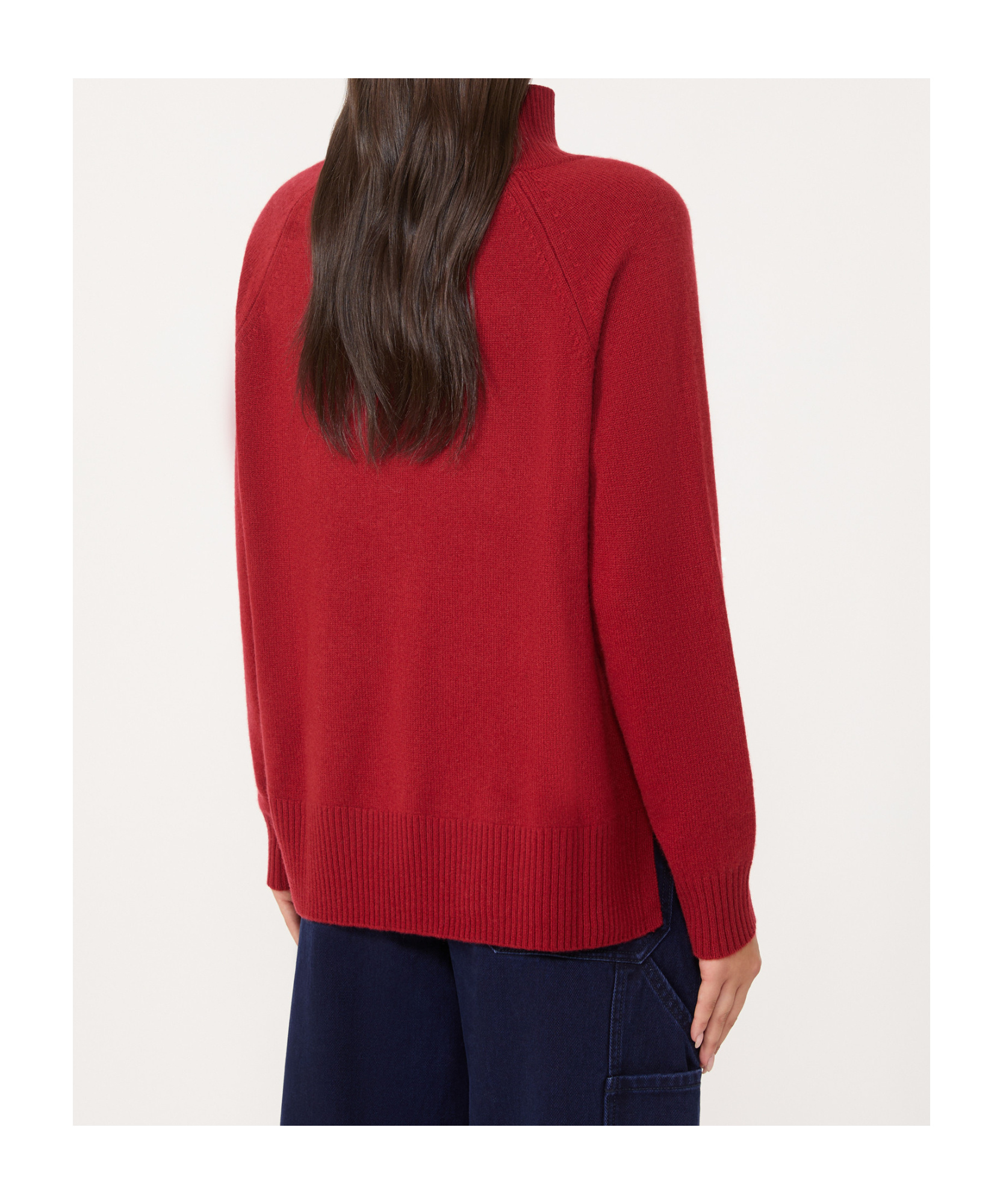 Weekend Max Mara Cashmere Rollneck Sweater In Red