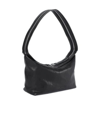 Ann Demeulemeester Zipper Shoulder Bag In Black