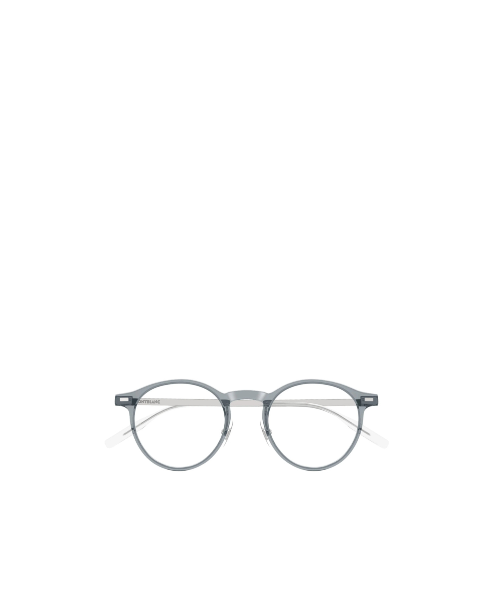 Montblanc Mb0426o Round-frame Glasses In Gray