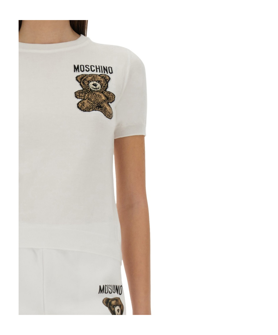 Shop Moschino Short-sleeved Sweater