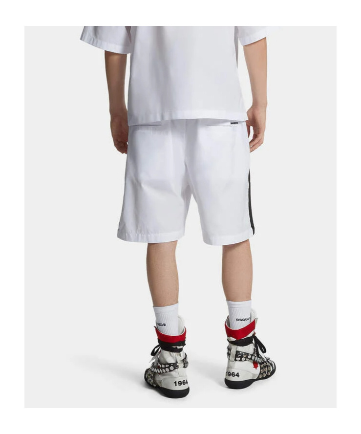 Dsquared2 Muay-thai Boxer Shorts In White