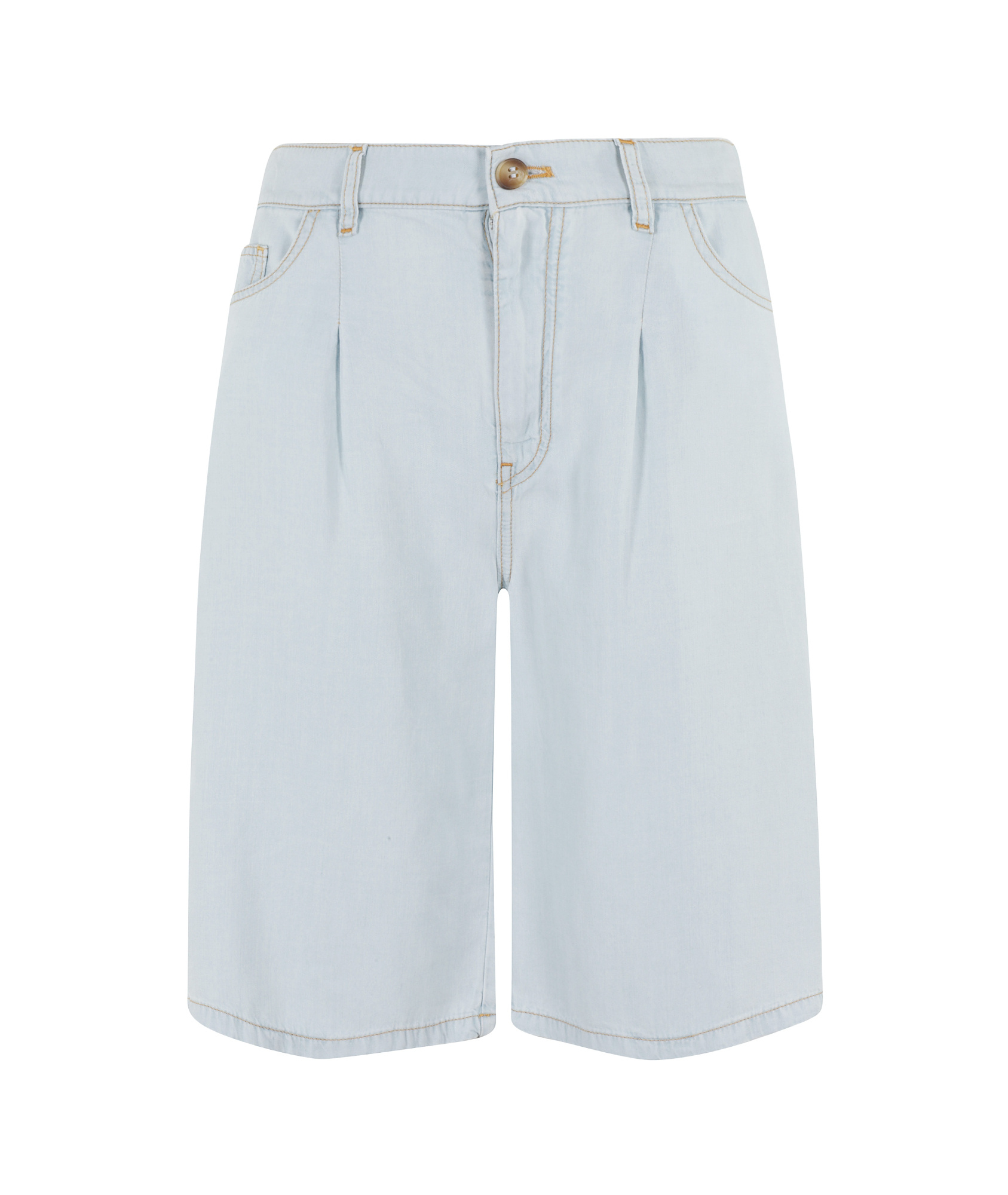 Shop Semicouture Ellen Shorts In Sky Blue