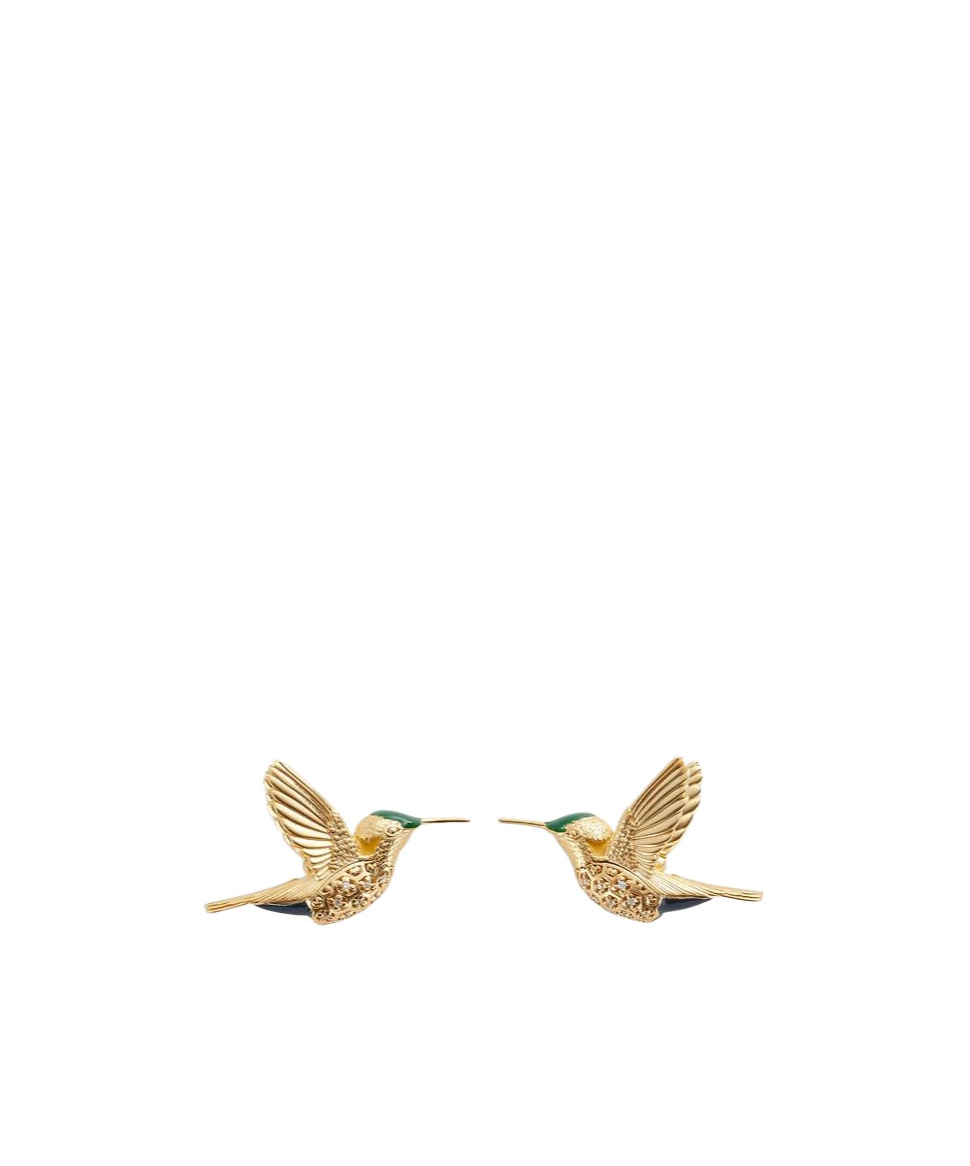 Bottega Veneta Colibri Earrings In Yellow