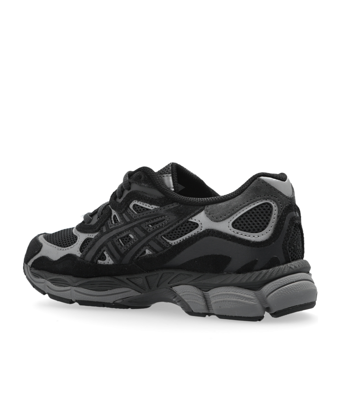 Asics Lace Up Sneakers In Black