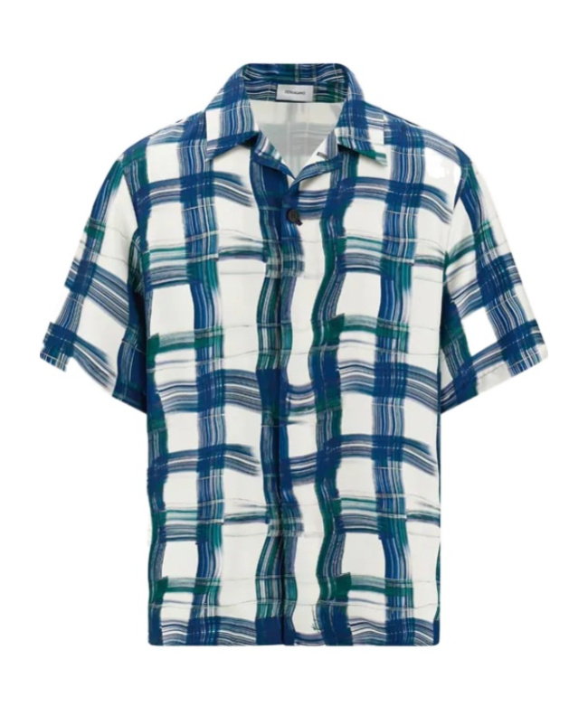 Ferragamo Tartan-check T-shirt In White