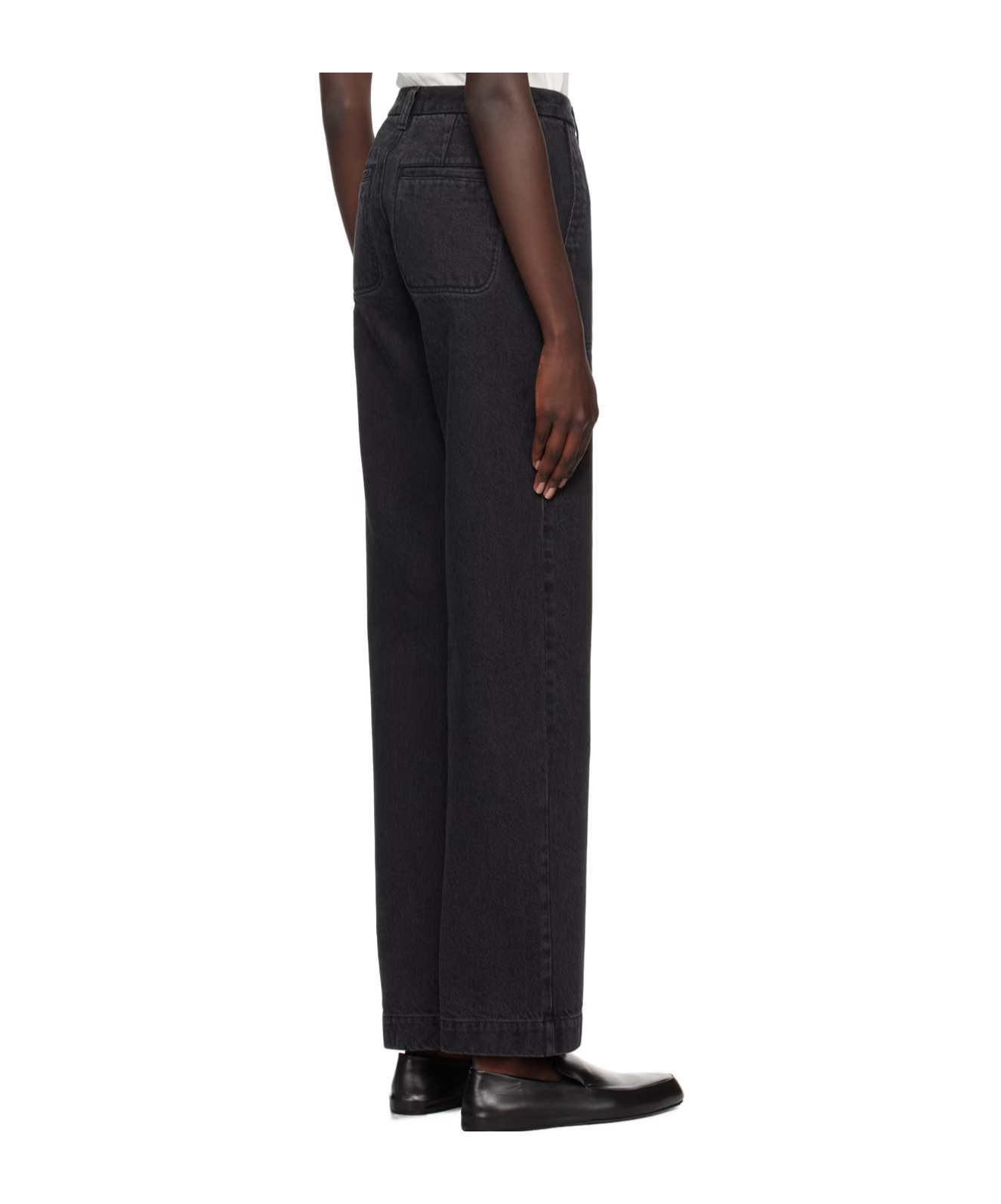 Apc Seaside High-rise Jeans In Black