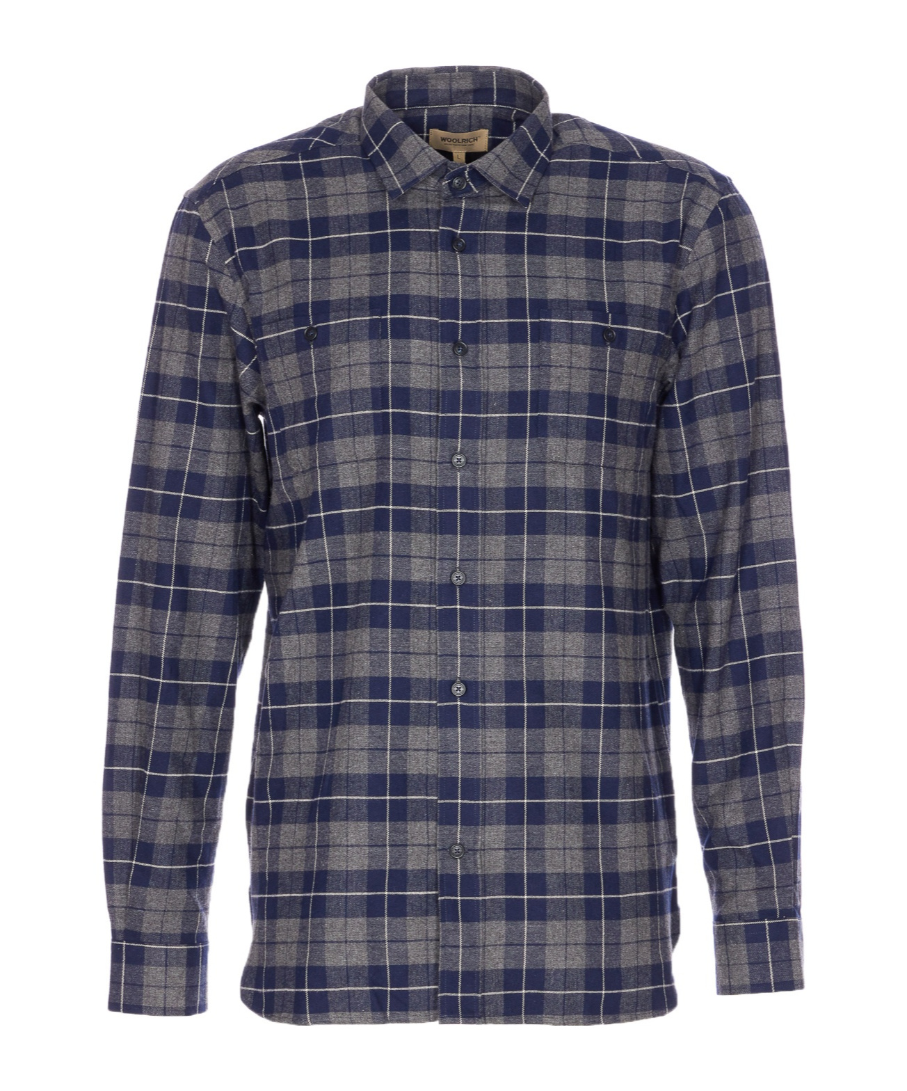 Woolrich Long Sleeve Check Pattern Button-down Shirt In Multi