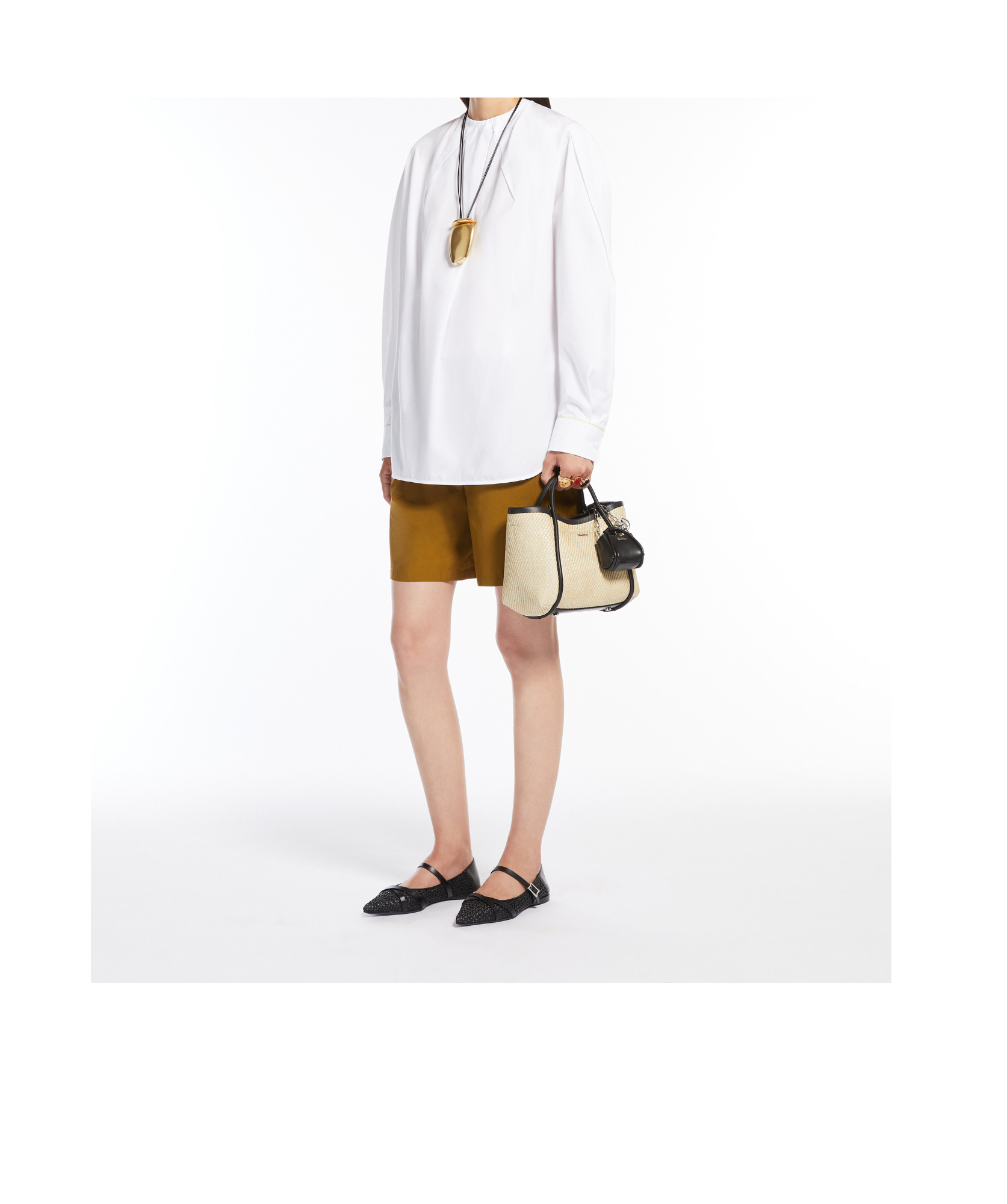 Max Mara Summermarines Handbag Light Blue In Nude