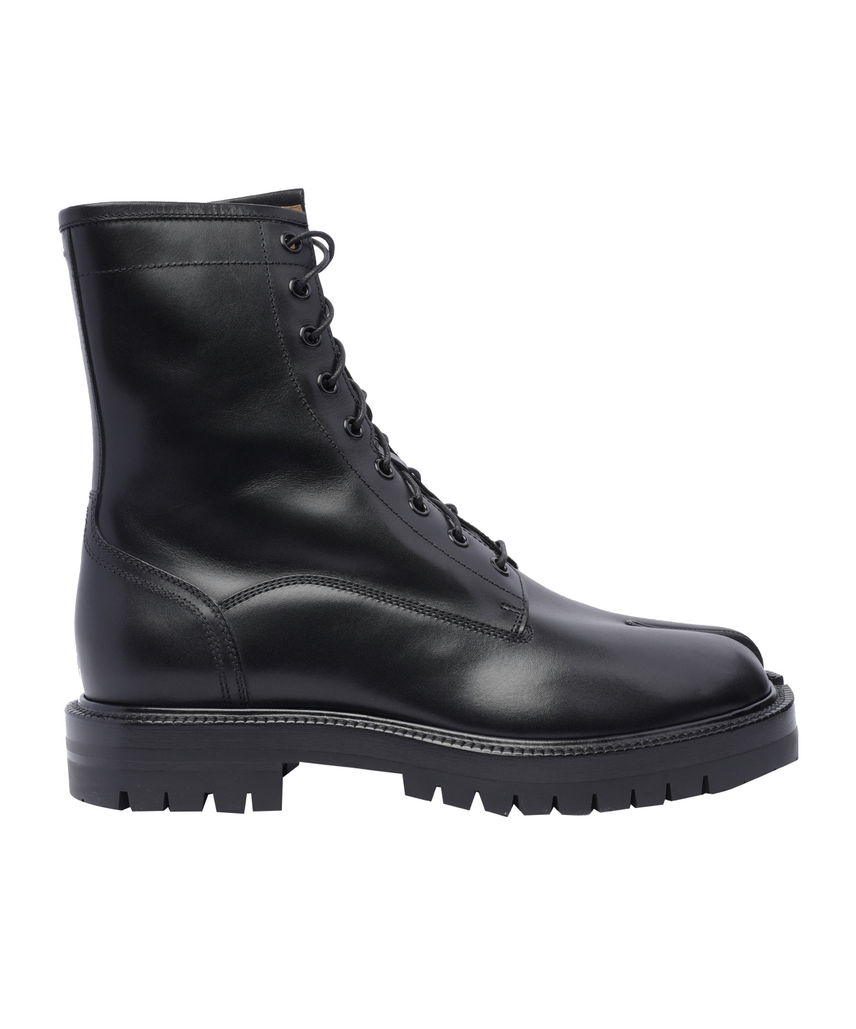 Maison Margiela Tabi Short Boots In Black