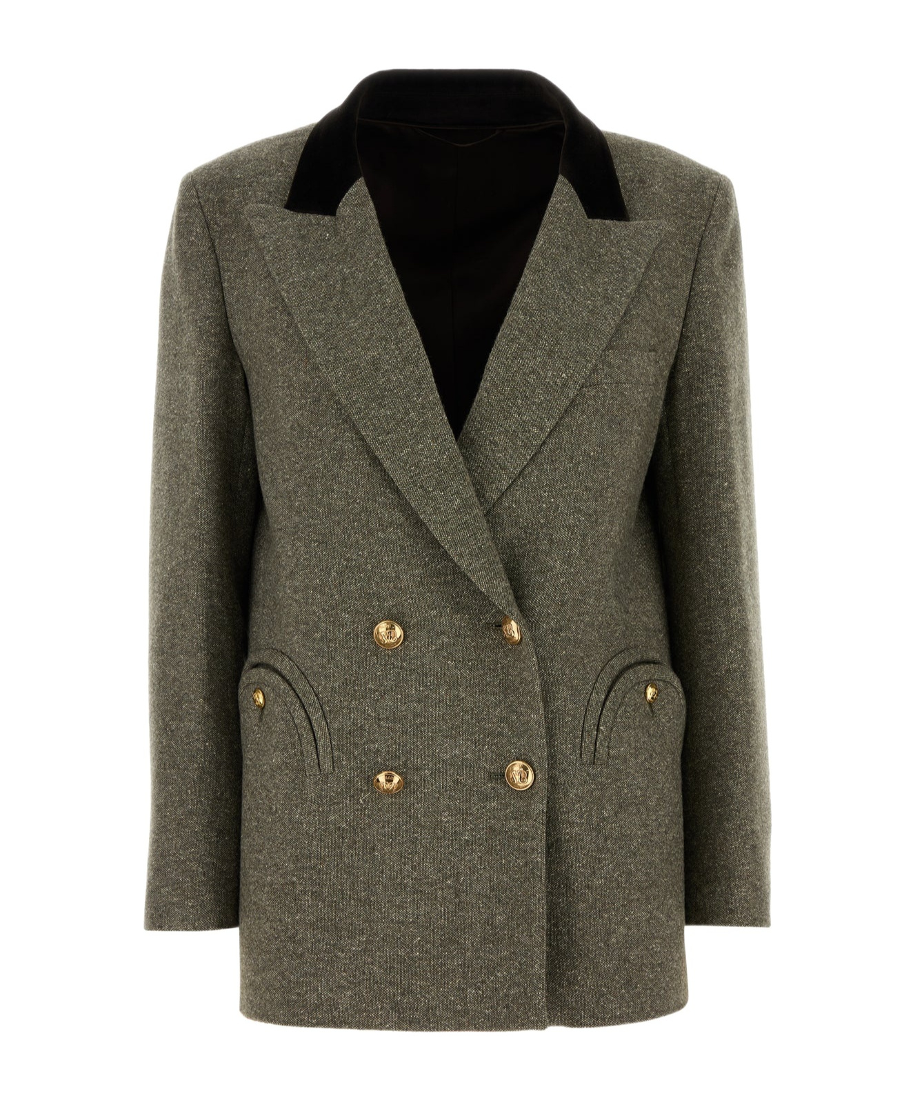Blazé Milano Patpau Blazer In Green