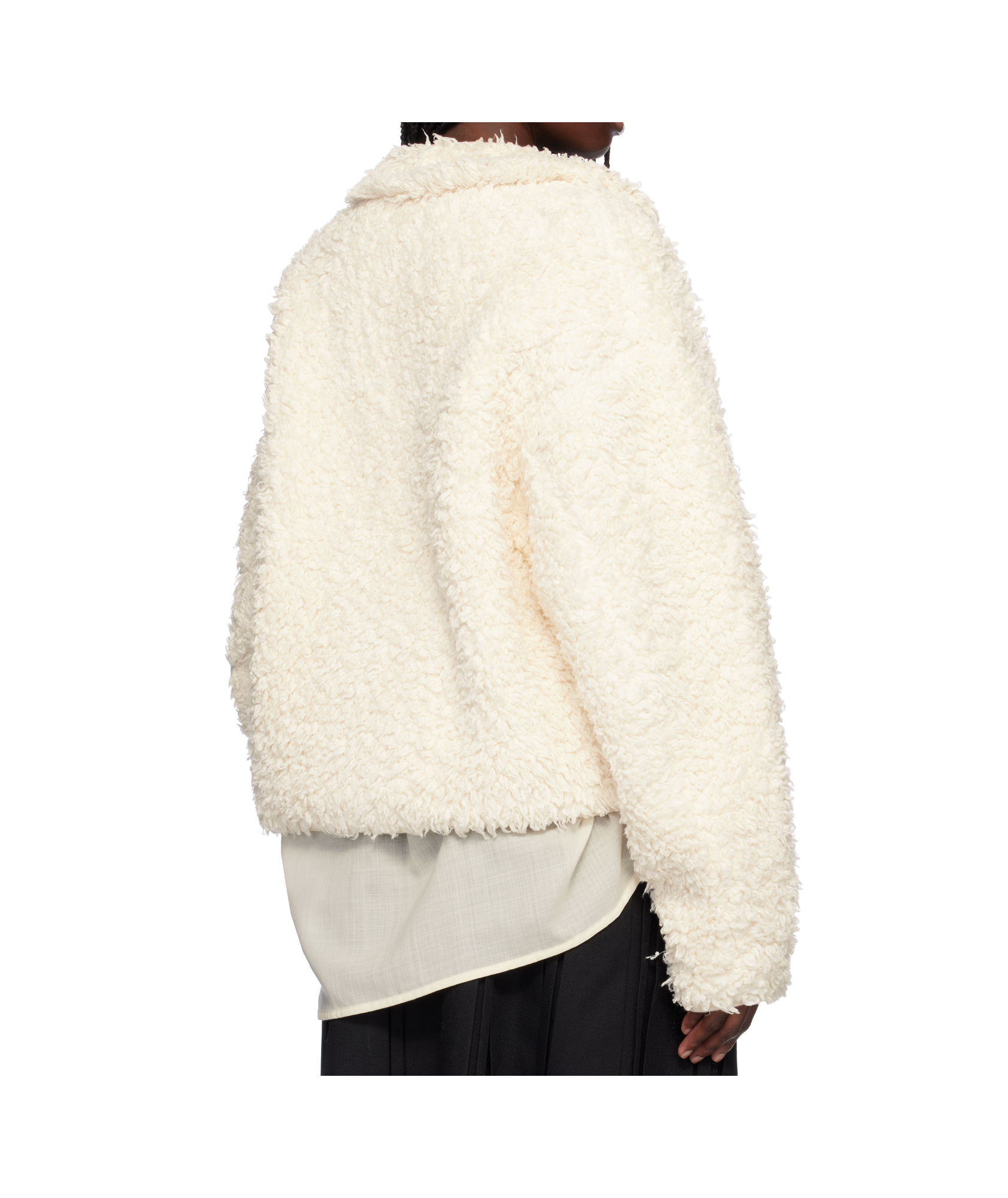 Jil Sander Zip Up Jacket 173 Gd In White