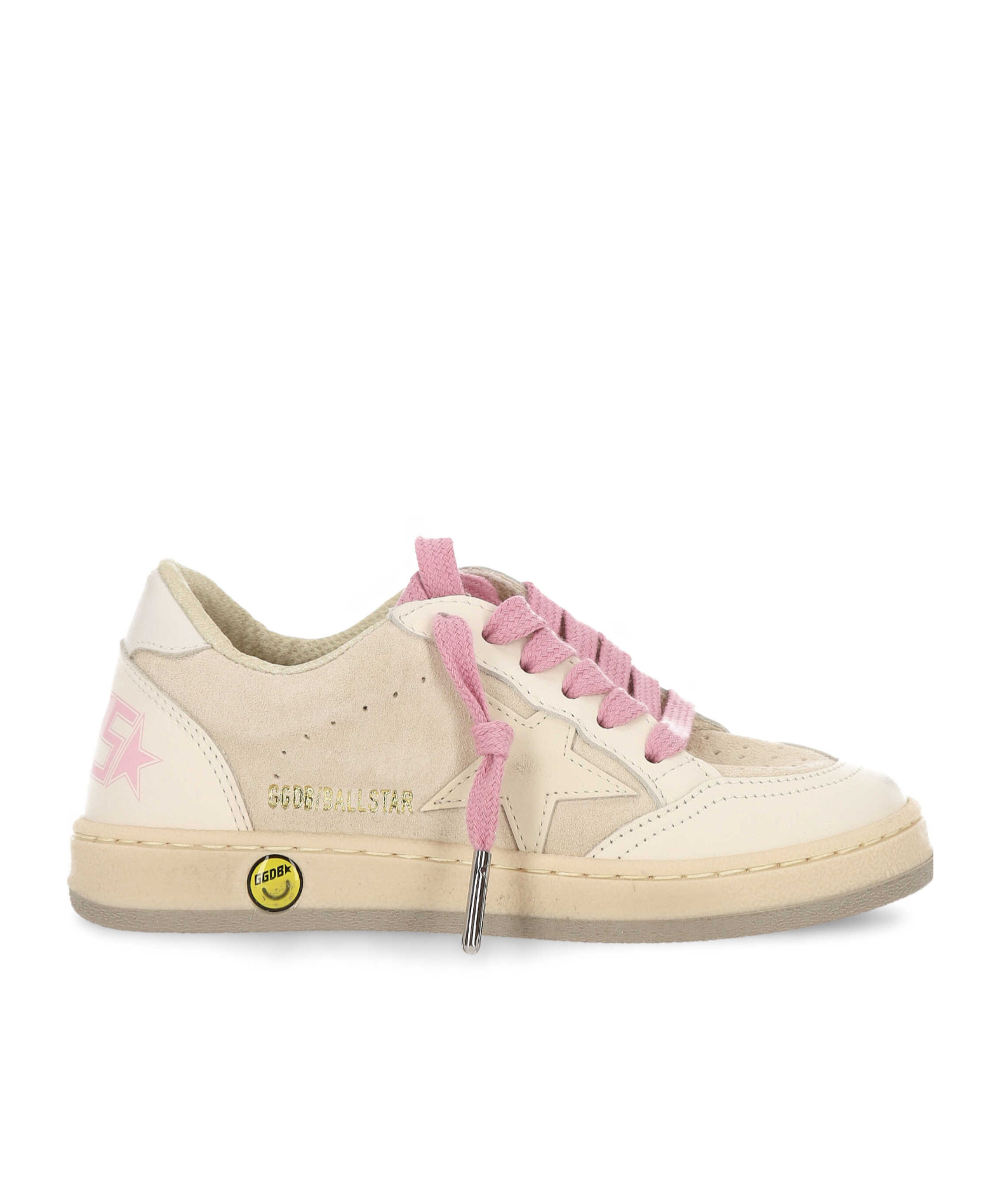 Golden Goose Suede Lace-up Sneakers In Neutral