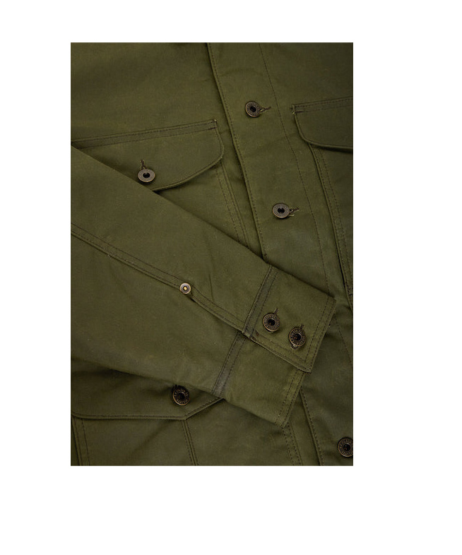 Filson Shirt Collar Jacket In Green