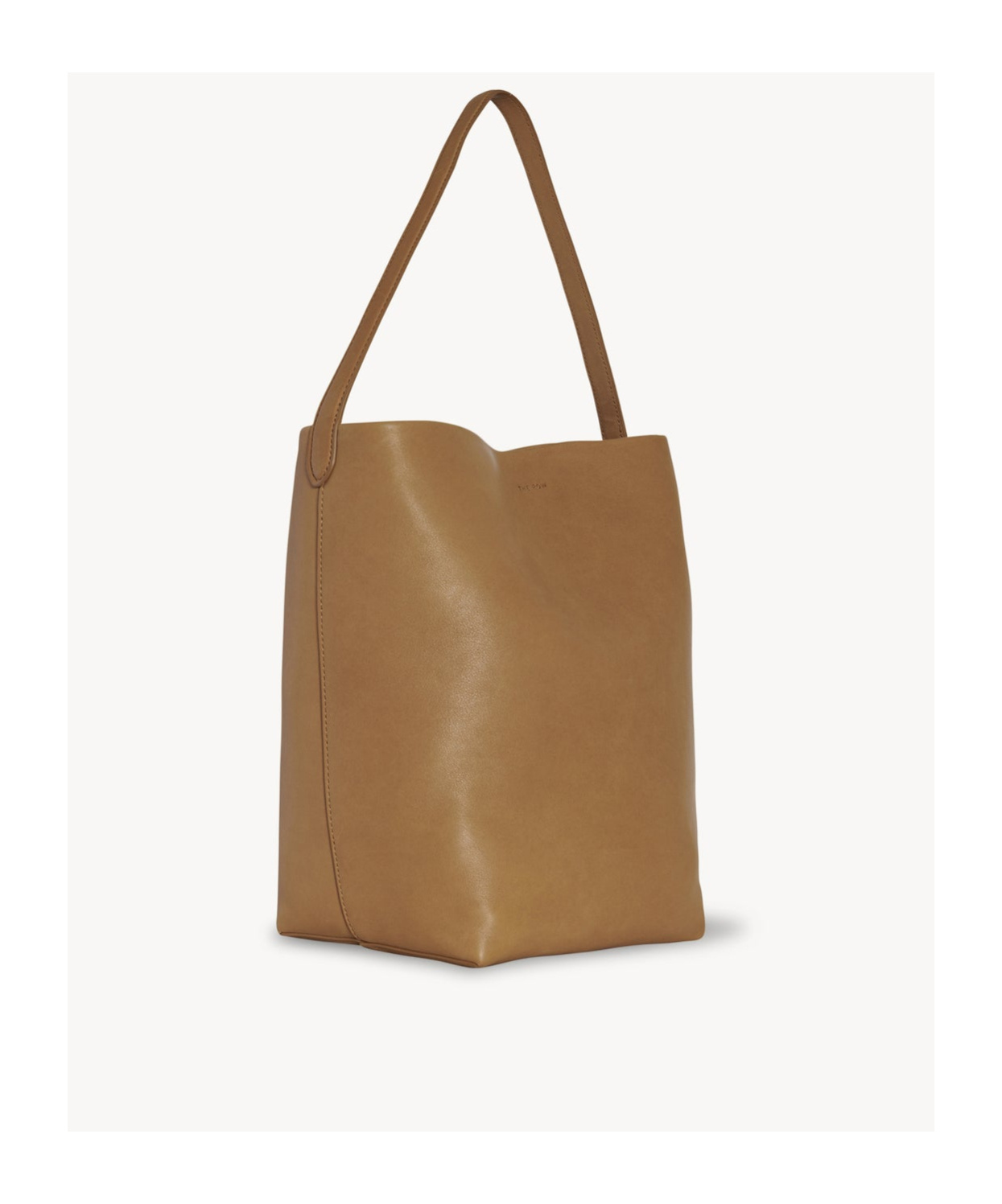 The Row Medium Logo Handbag In Brown