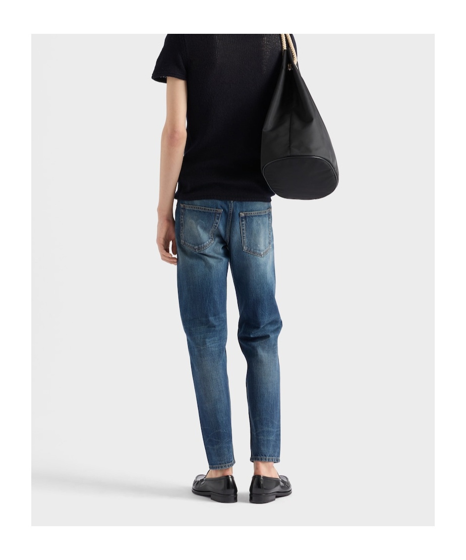 Prada Selvedge-jeans Mit Geradem Bein