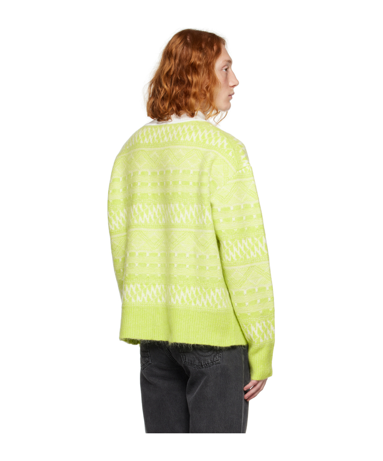 Eytys Jacquard Pattern Sweater In Yellow