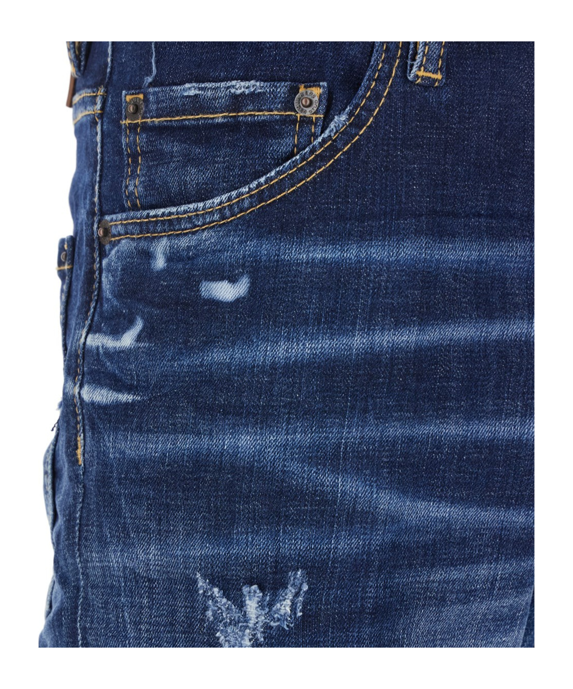 Dsquared2 Belt-loop Jeans In Blue