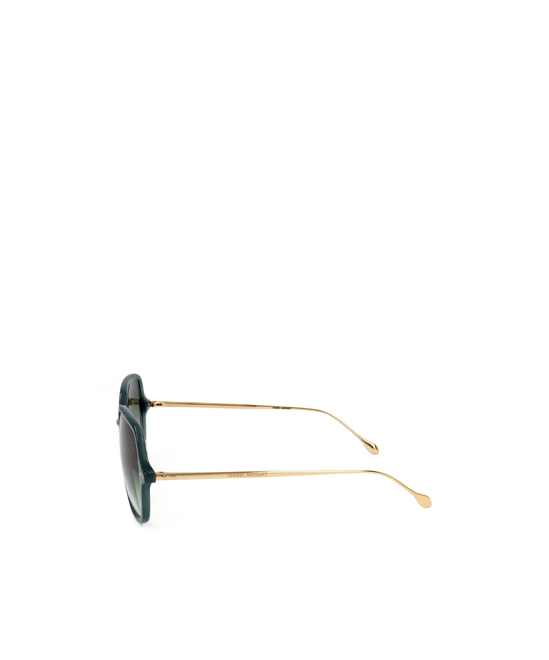 Isabel Marant Geometric Sunglasses In Green