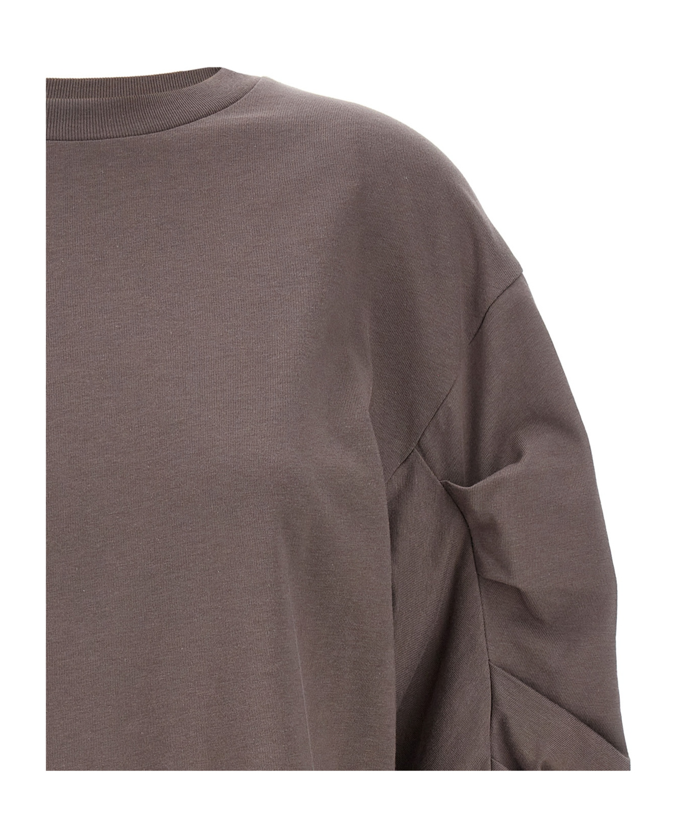 Shop Dries Van Noten Heynet Crewneck T-shirt In Gray