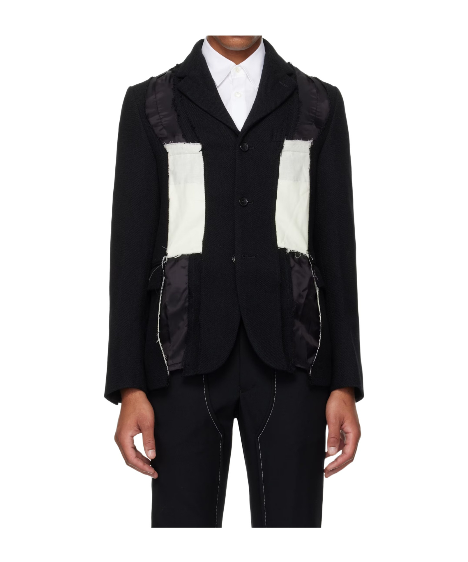 Comme Des Garçons Long-sleeved Suit Jacket In Black