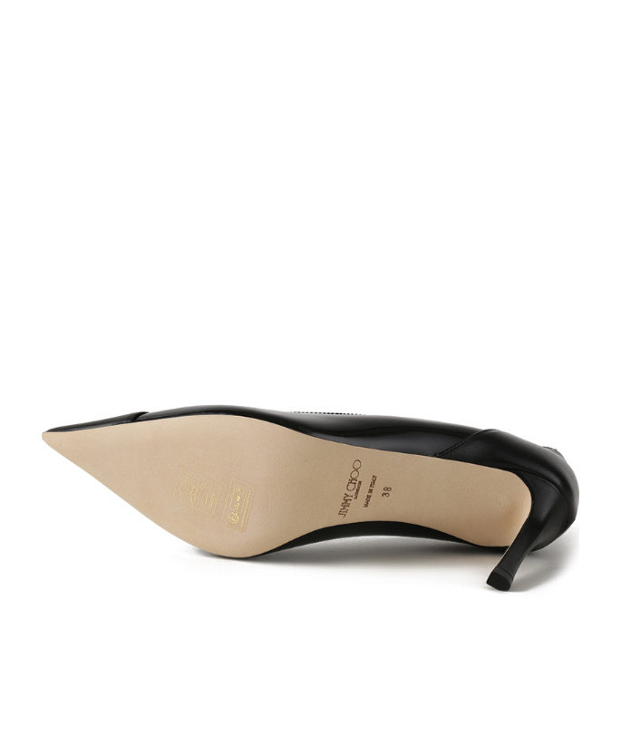 Jimmy Choo Cass 75 Pointed High Heels In Black
