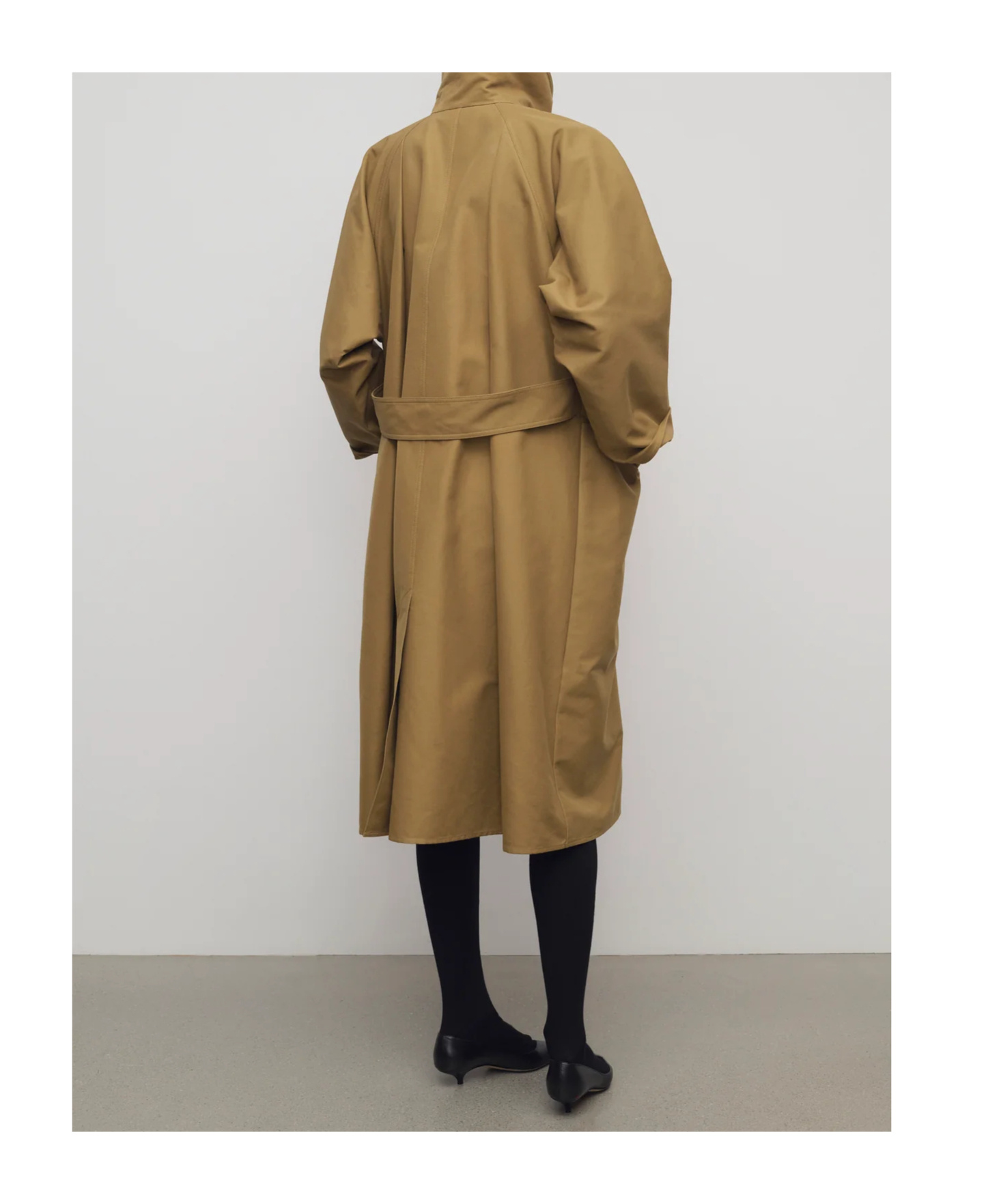 The Row Aurore Oversized Trench Coat In Nude
