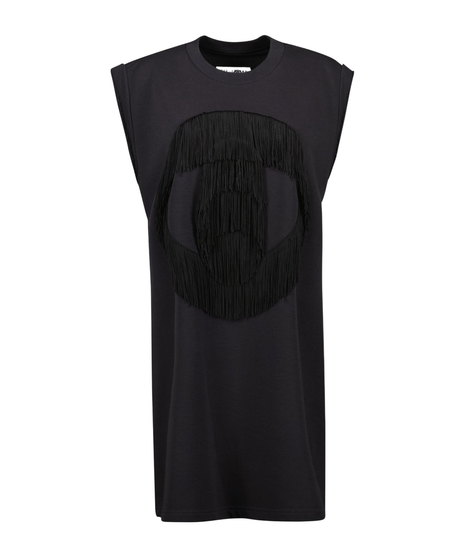 Mm6 Maison Margiela Round-neck Dress In Black