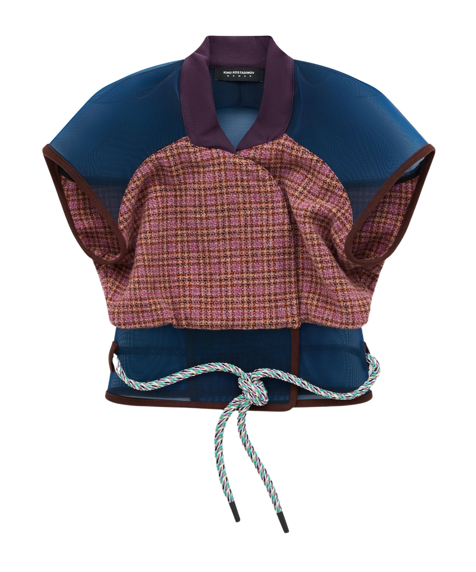 Kiko Kostadinov Multicolor Eartha Fitted Jacket In Multi