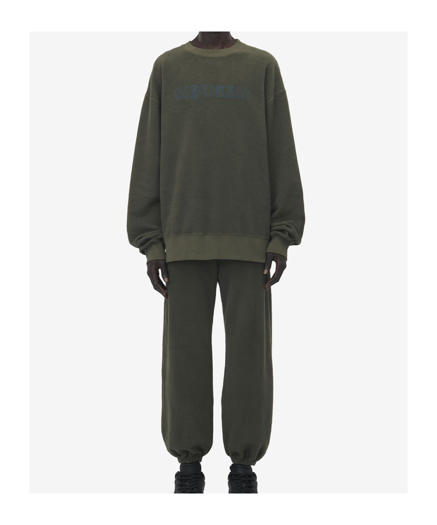 Alexander Mcqueen Alexander Mc Queen Sweatshirt With Logo In Green