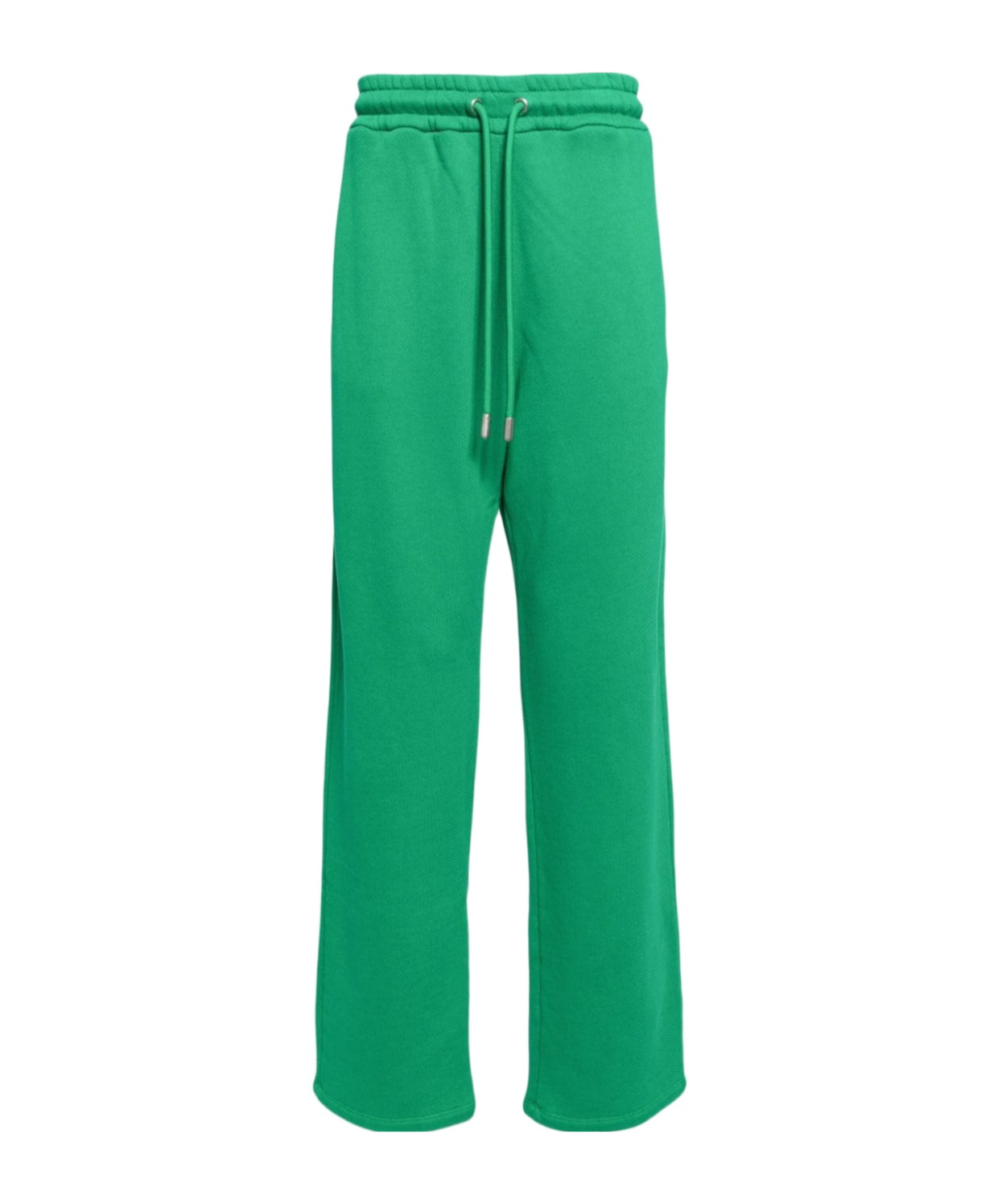 Off-white Logo-embroidered Drawstring Track Pants In Green