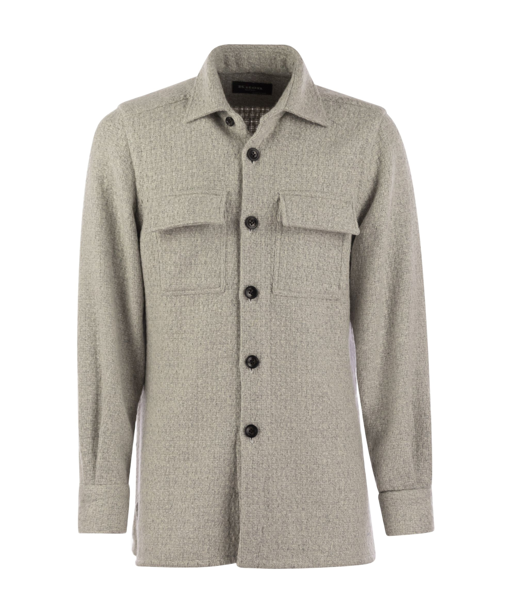 KITON KITON OVERSIZED BUTTONED OVERSHIRT 