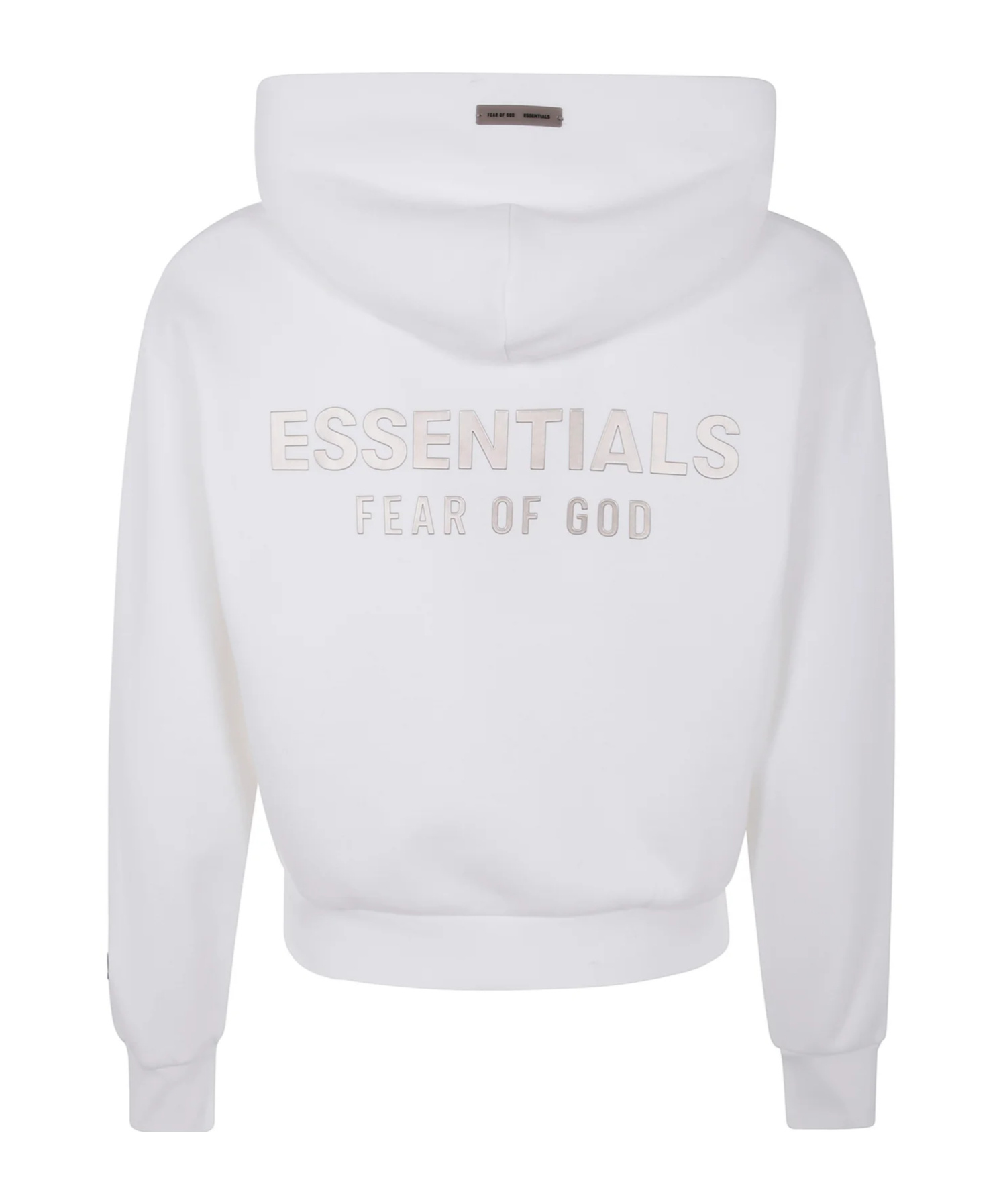 Essentials Logo-print Hoodie In White