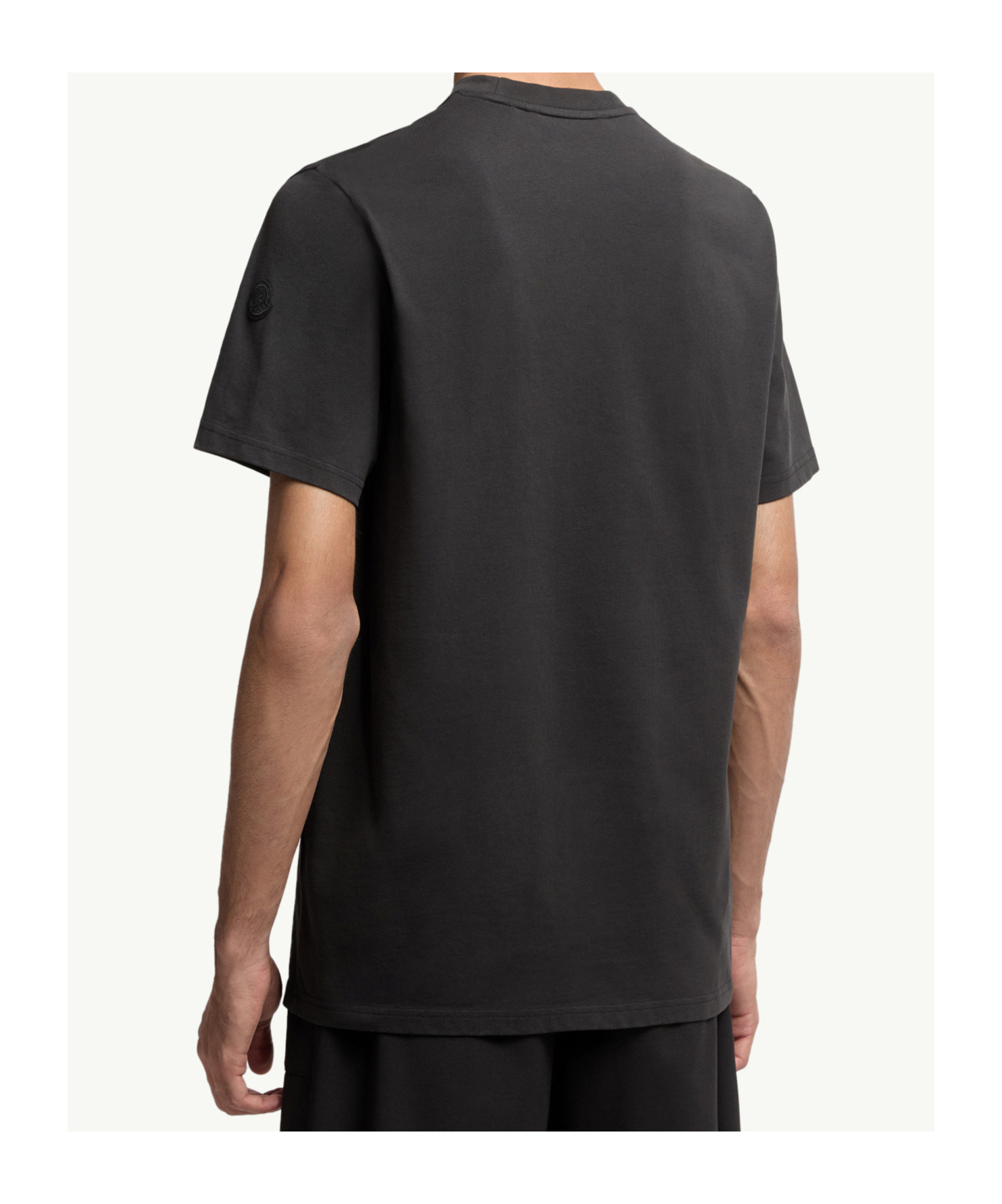 Moncler Graphic Mountain Print Short Sleeve T-shirt In Black