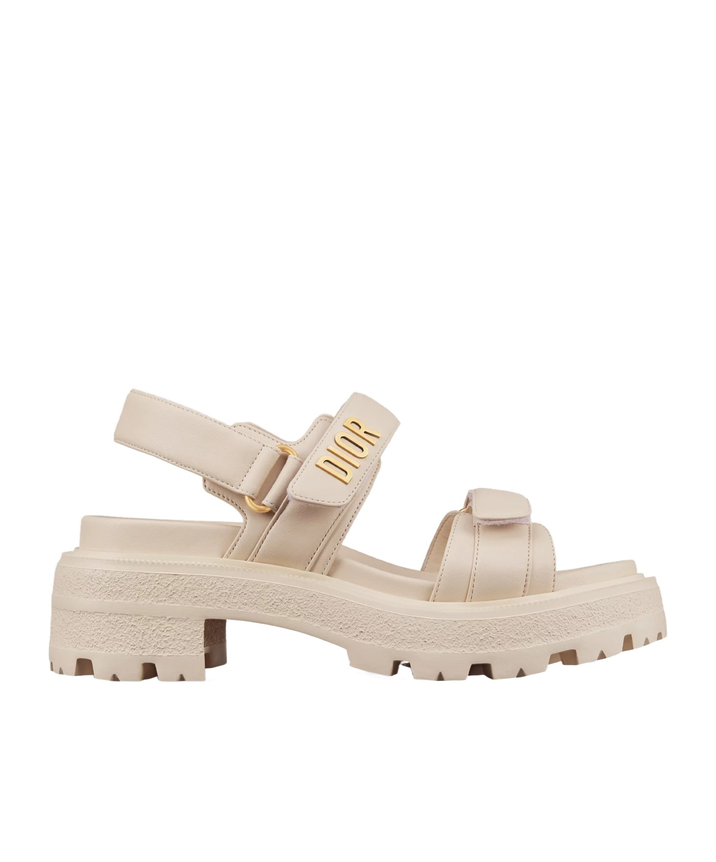 Dior Act Platform Sandal In Light Biscuit Color