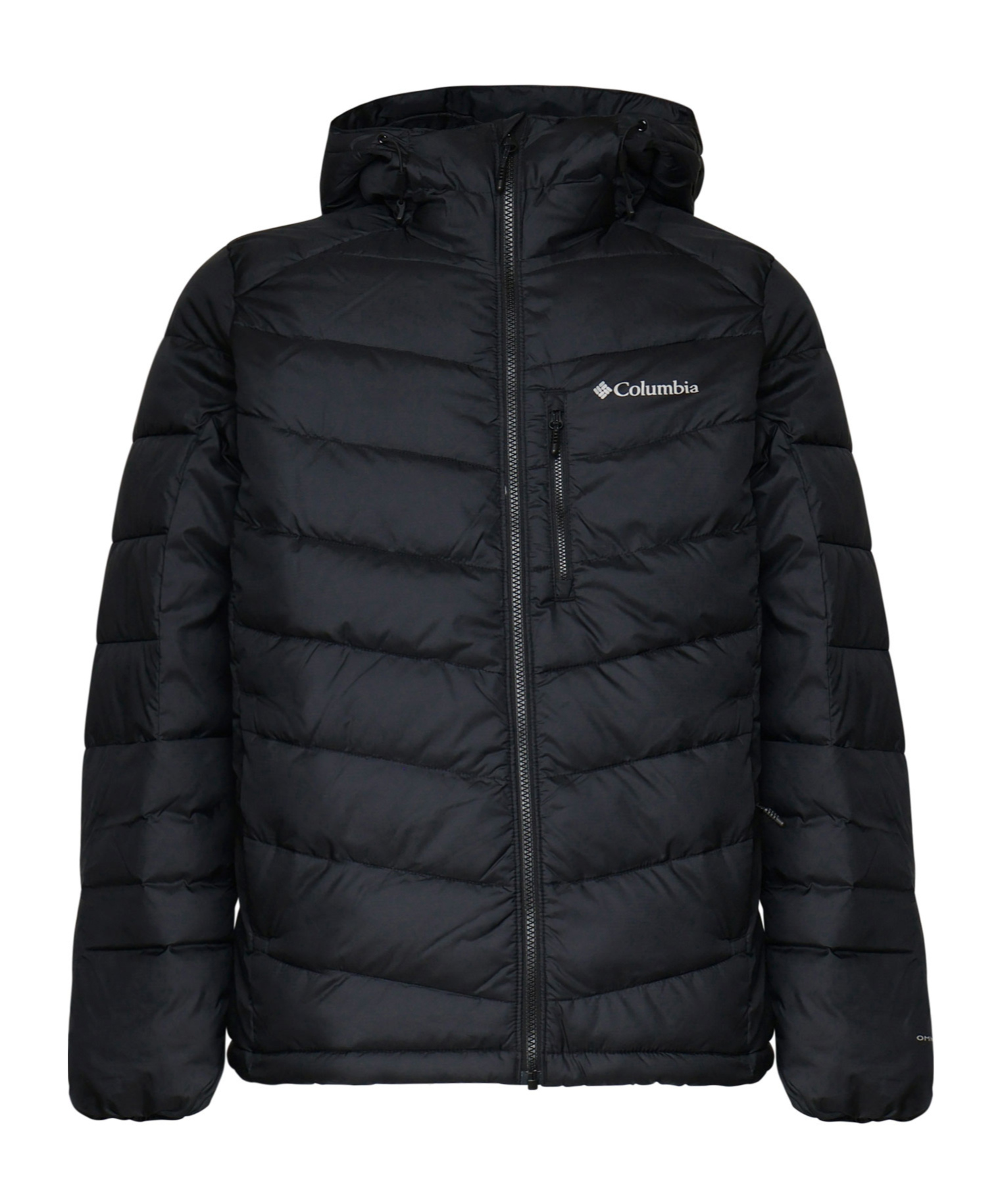 Columbia Logo-print Hooded Padded Jacket In Black
