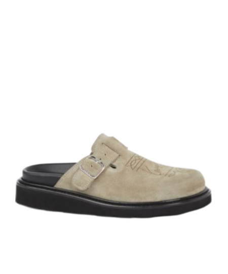 Kenzo Logo Muller Shoes In Green