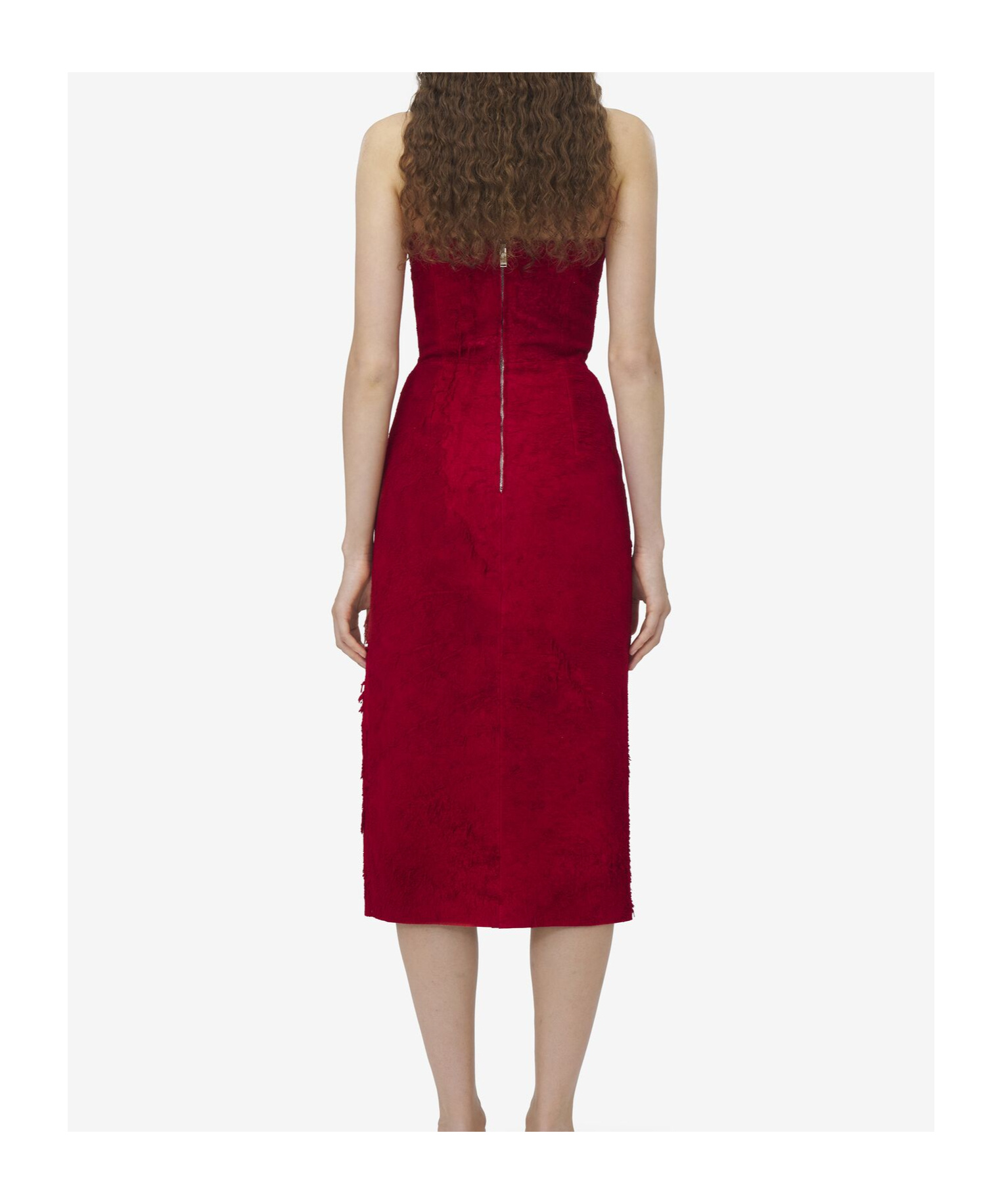 ALEXANDER MCQUEEN SUEDE MINI DRESS