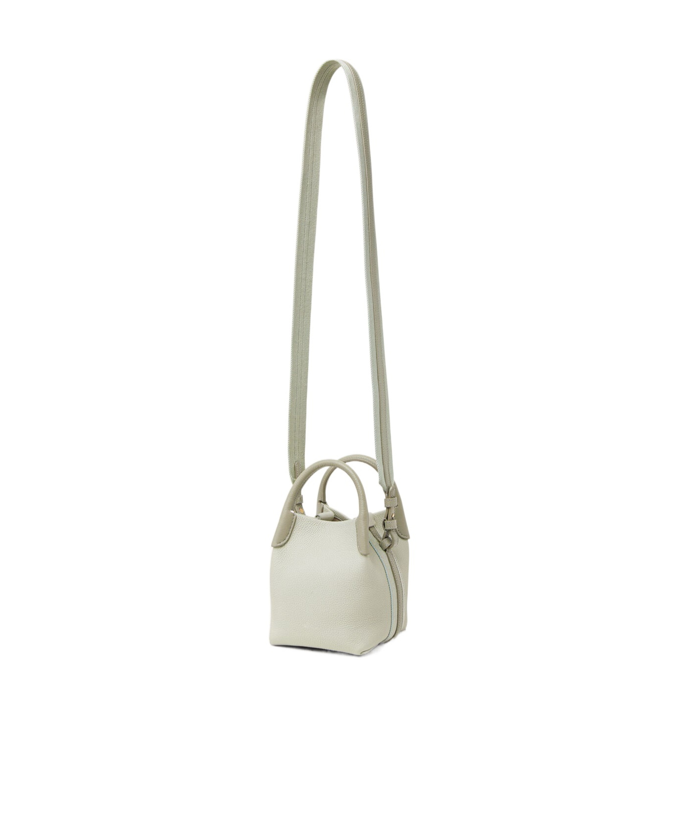 Loro Piana Micro Bale Bag In Deep Ice-dried Taragon/sun Gold