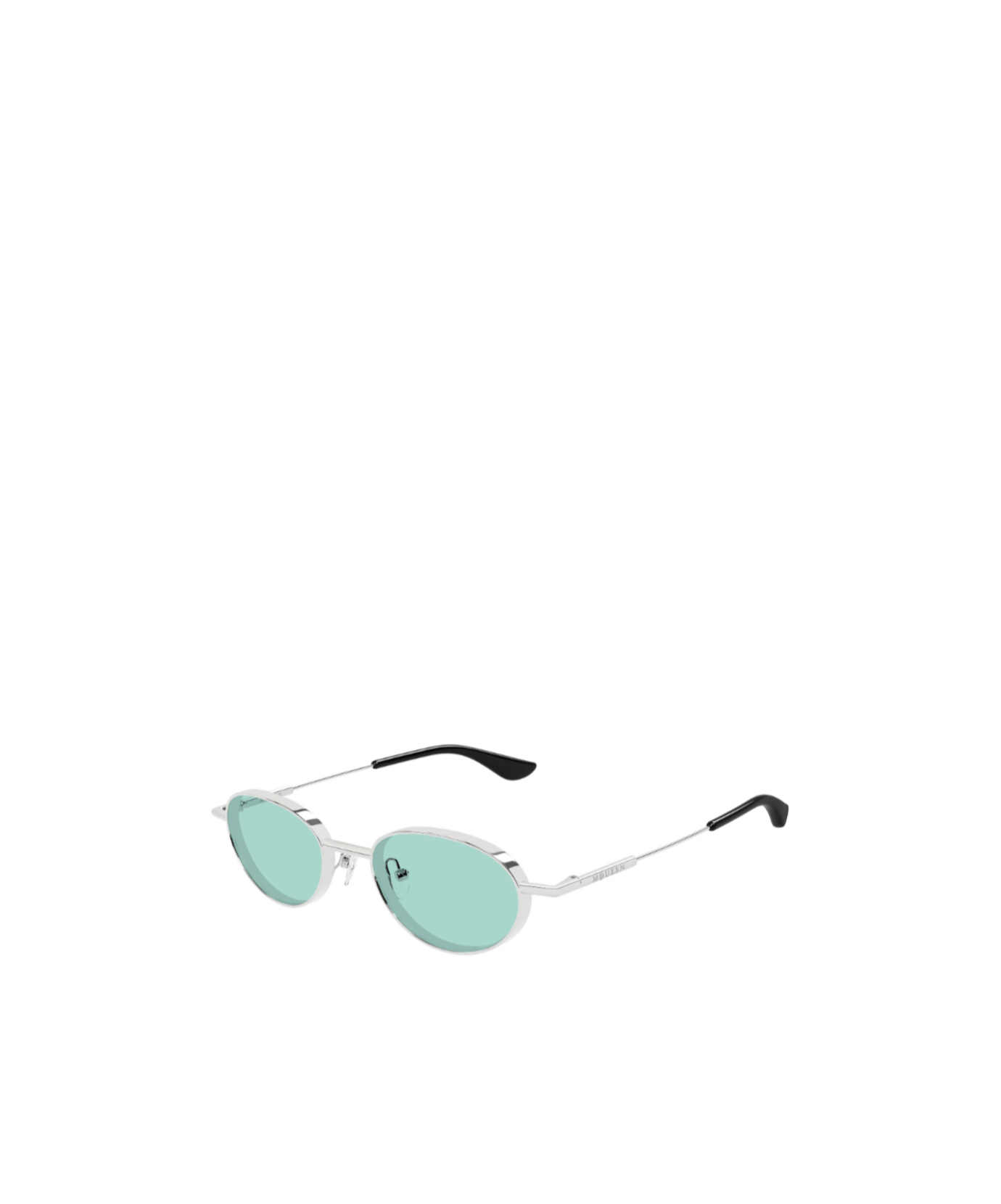 Alexander Mcqueen Geometric Sunglasses In Green