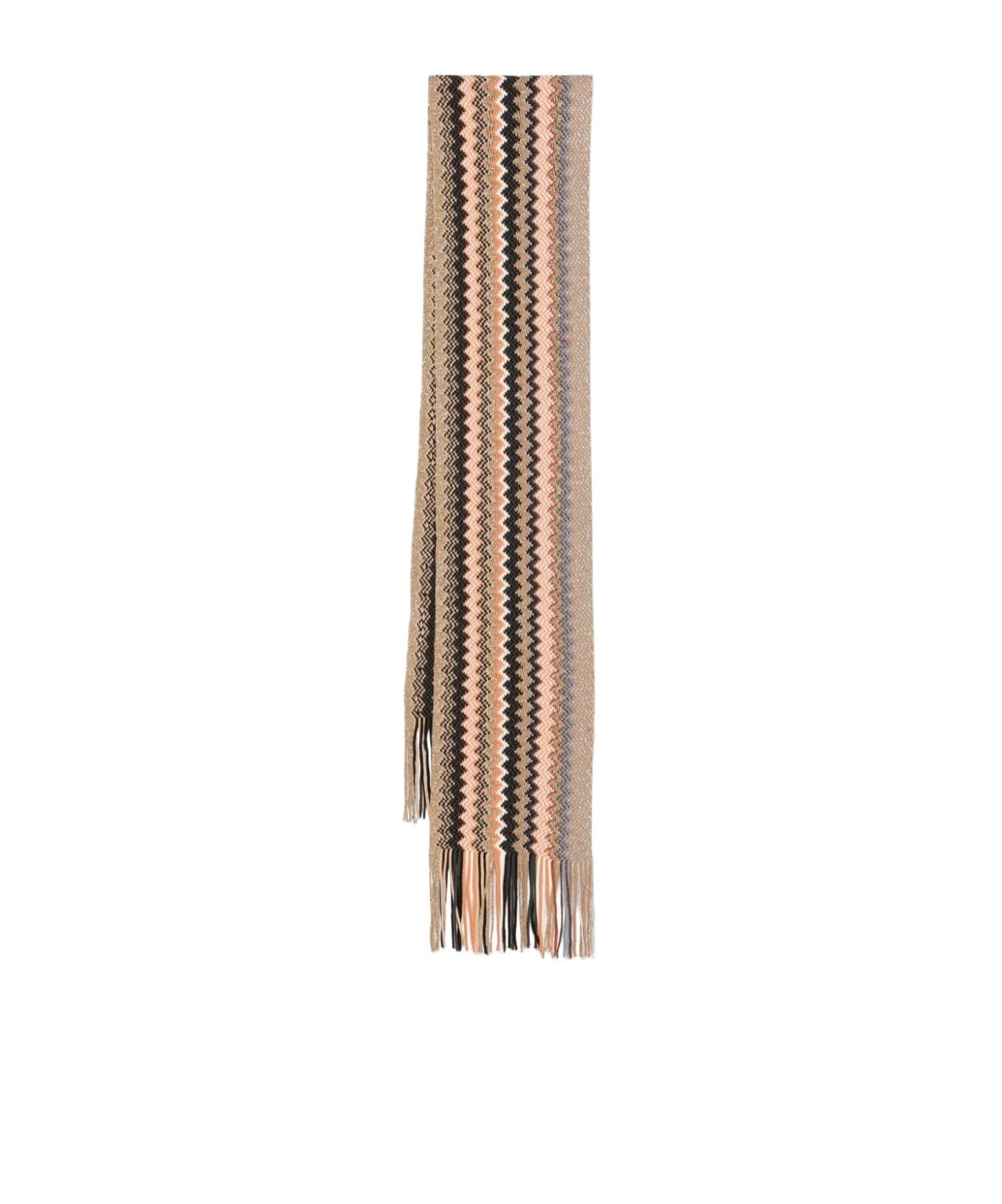 Missoni Fringed Scarf In Brown