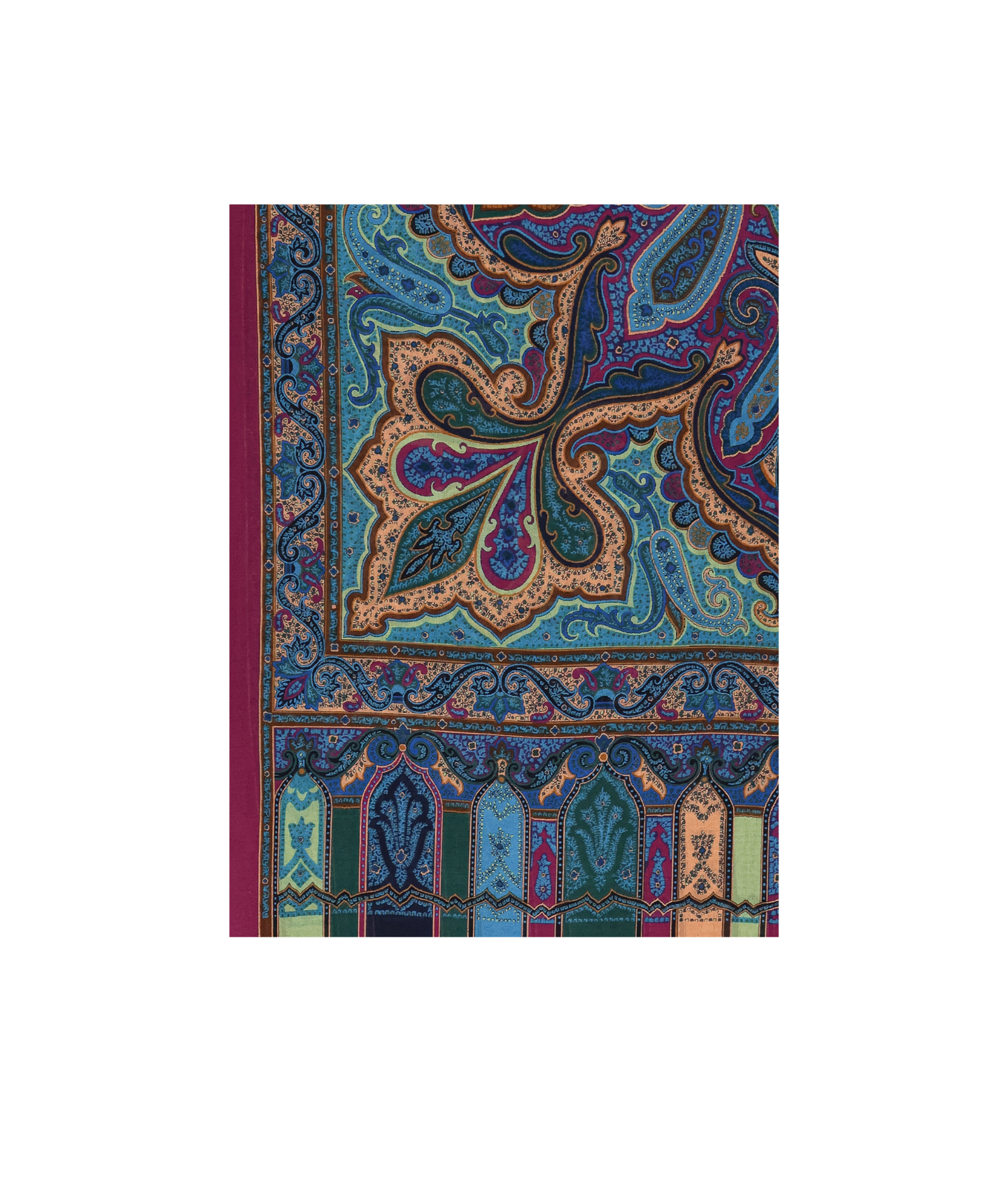 Etro Paisley-patterned Silk Scarf In Multi