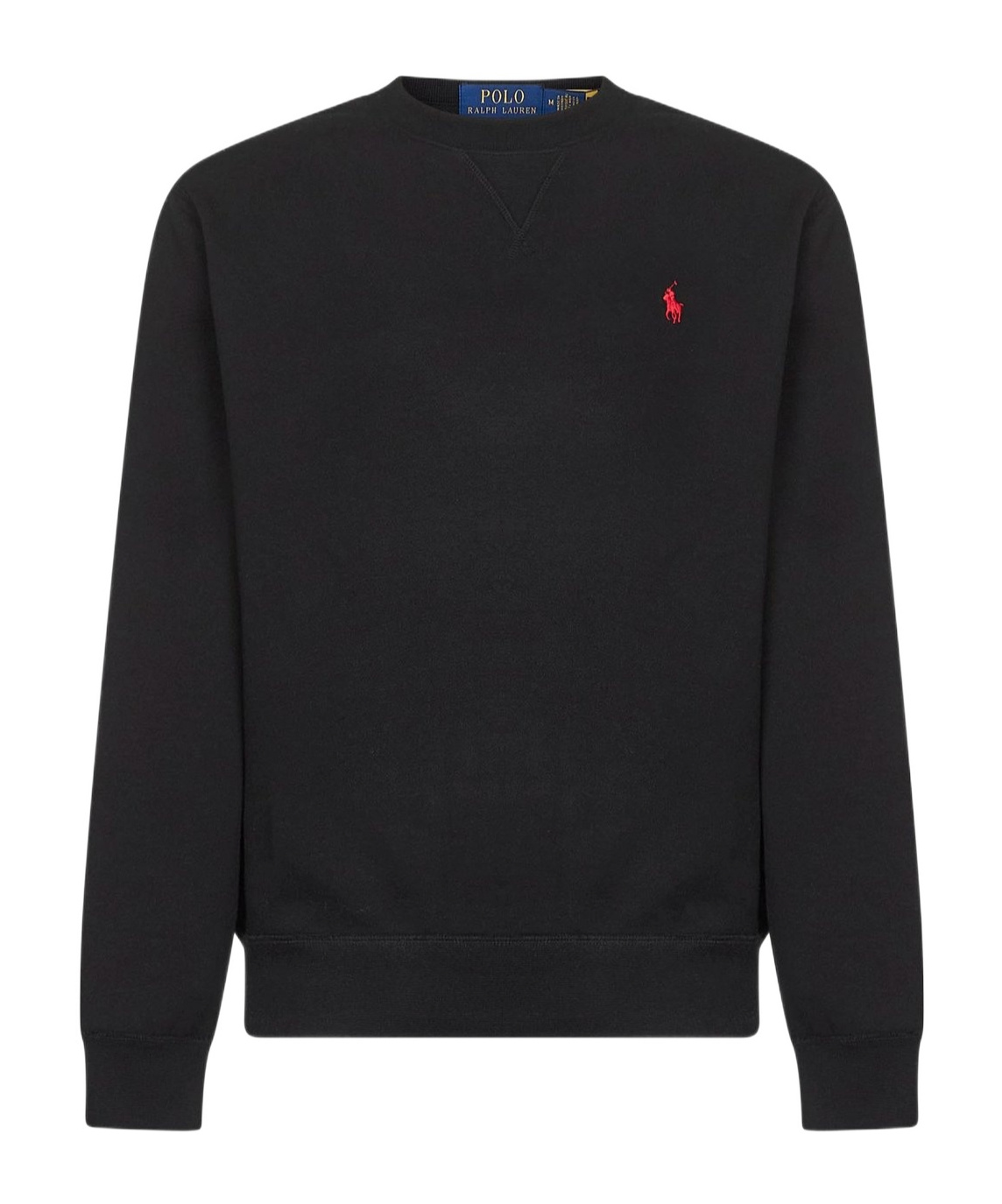Polo Ralph Lauren Cotton Blend Sweatshirt With Logo In Black