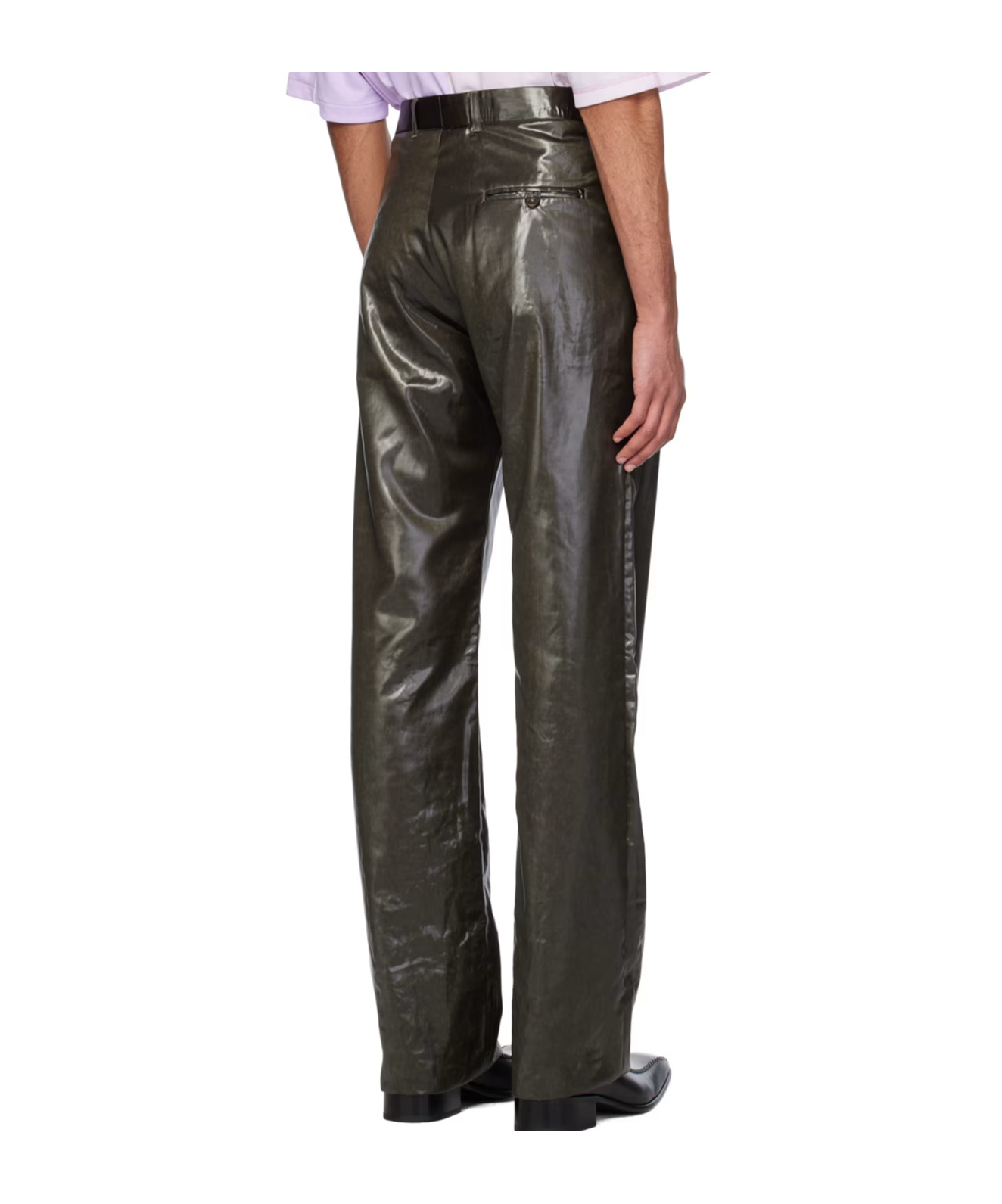 Martine Rose Mid-rise Straight-leg Trousers In Black